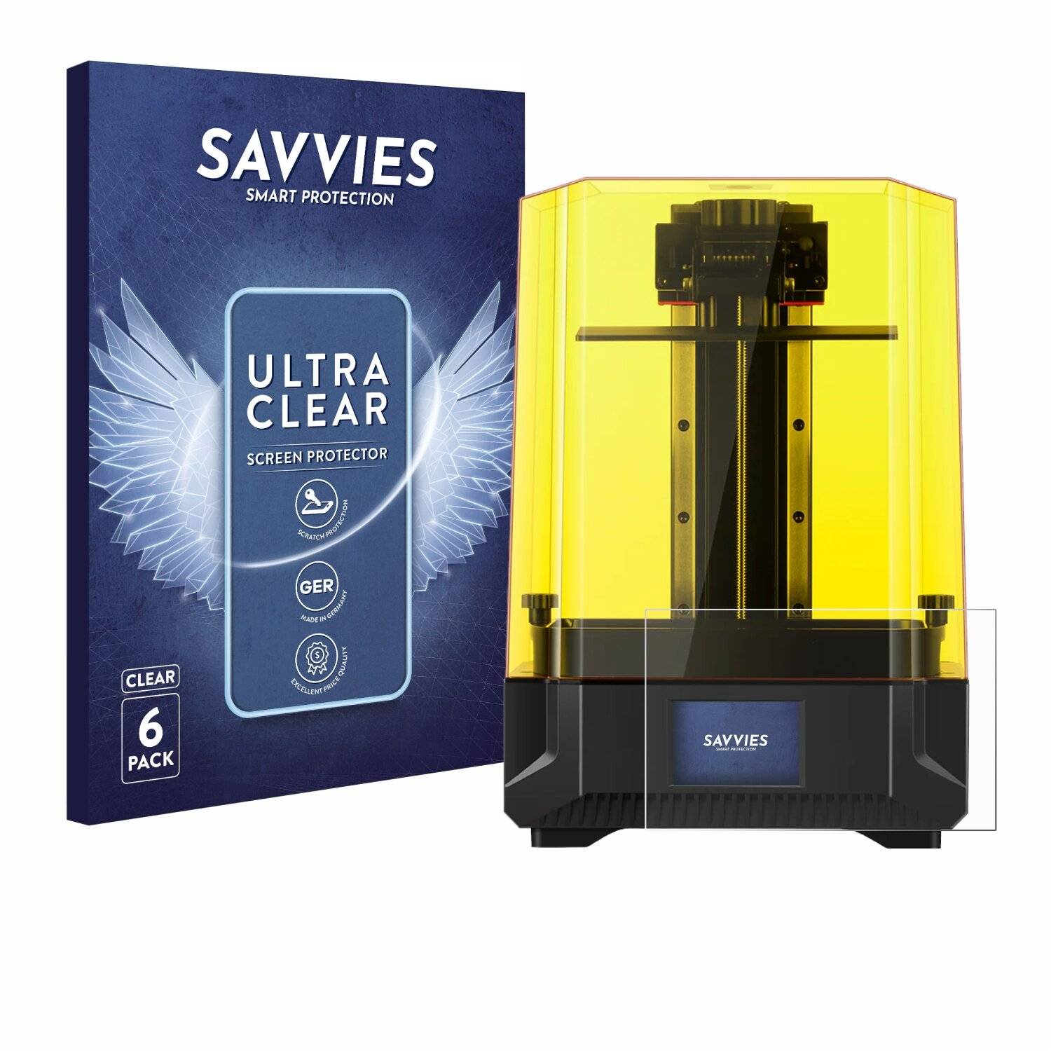 6x Savvies Displayschutz-Folie für Anycubic Photon Mono X2 9,1