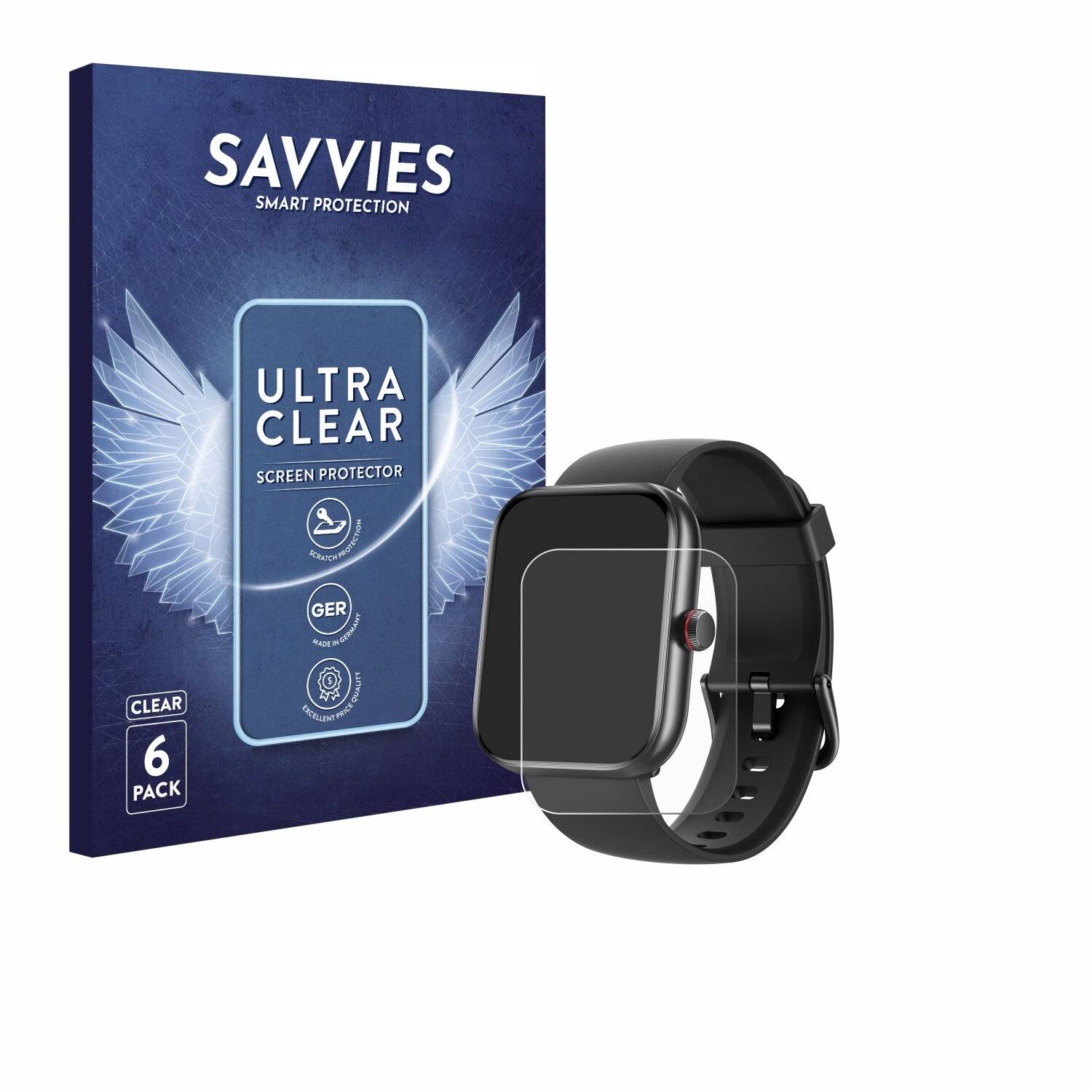 6x Savvies Displayschutz-Folie für Enomir IDW20