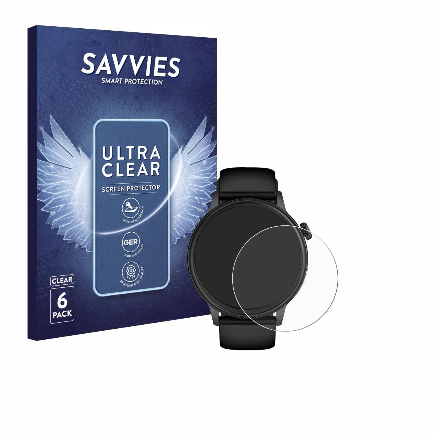 6x Savvies Displayschutz-Folie für YYKY ET470