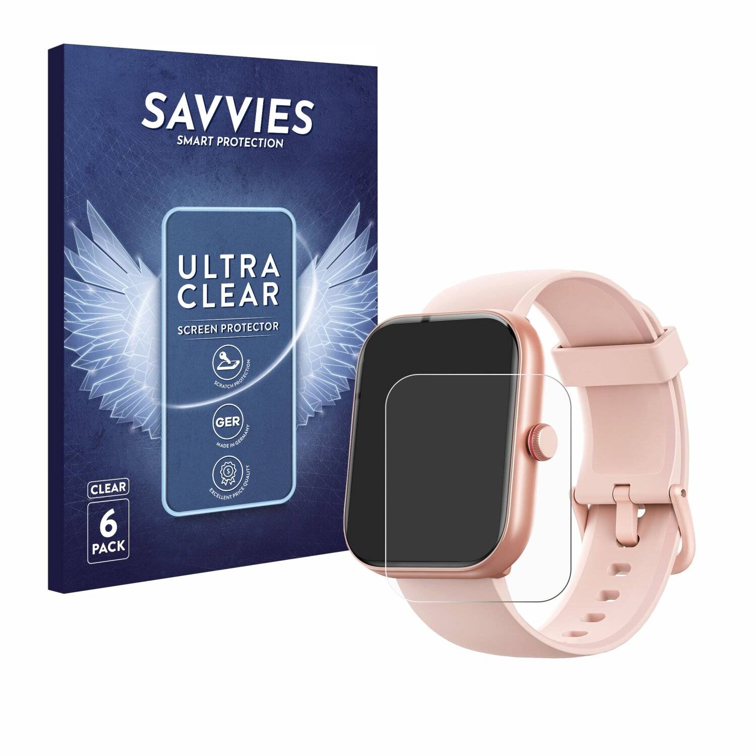 6x Savvies Displayschutz-Folie für Fitpolo IDW20
