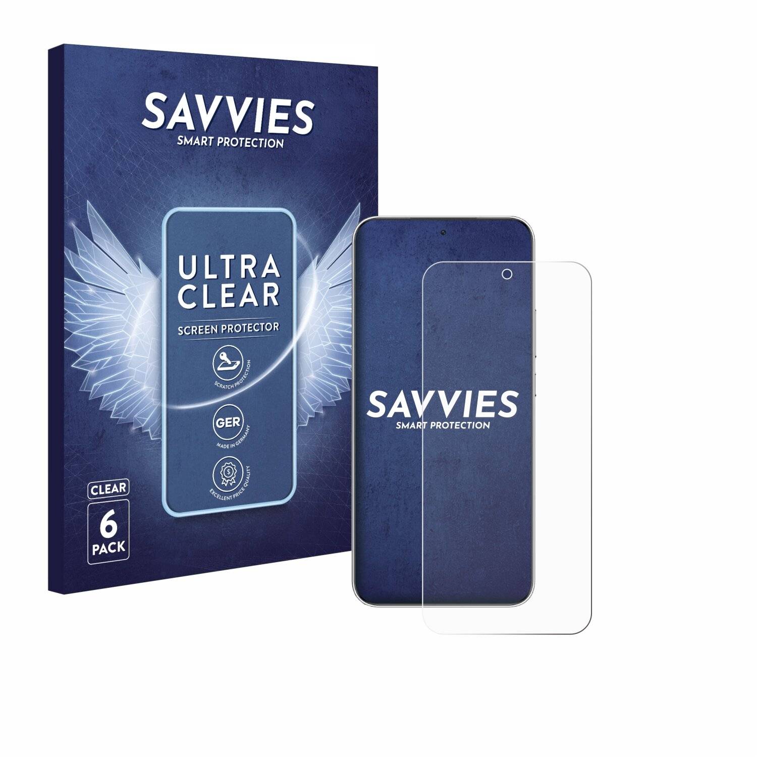 6x Savvies Displayschutz-Folie für Honor Magic