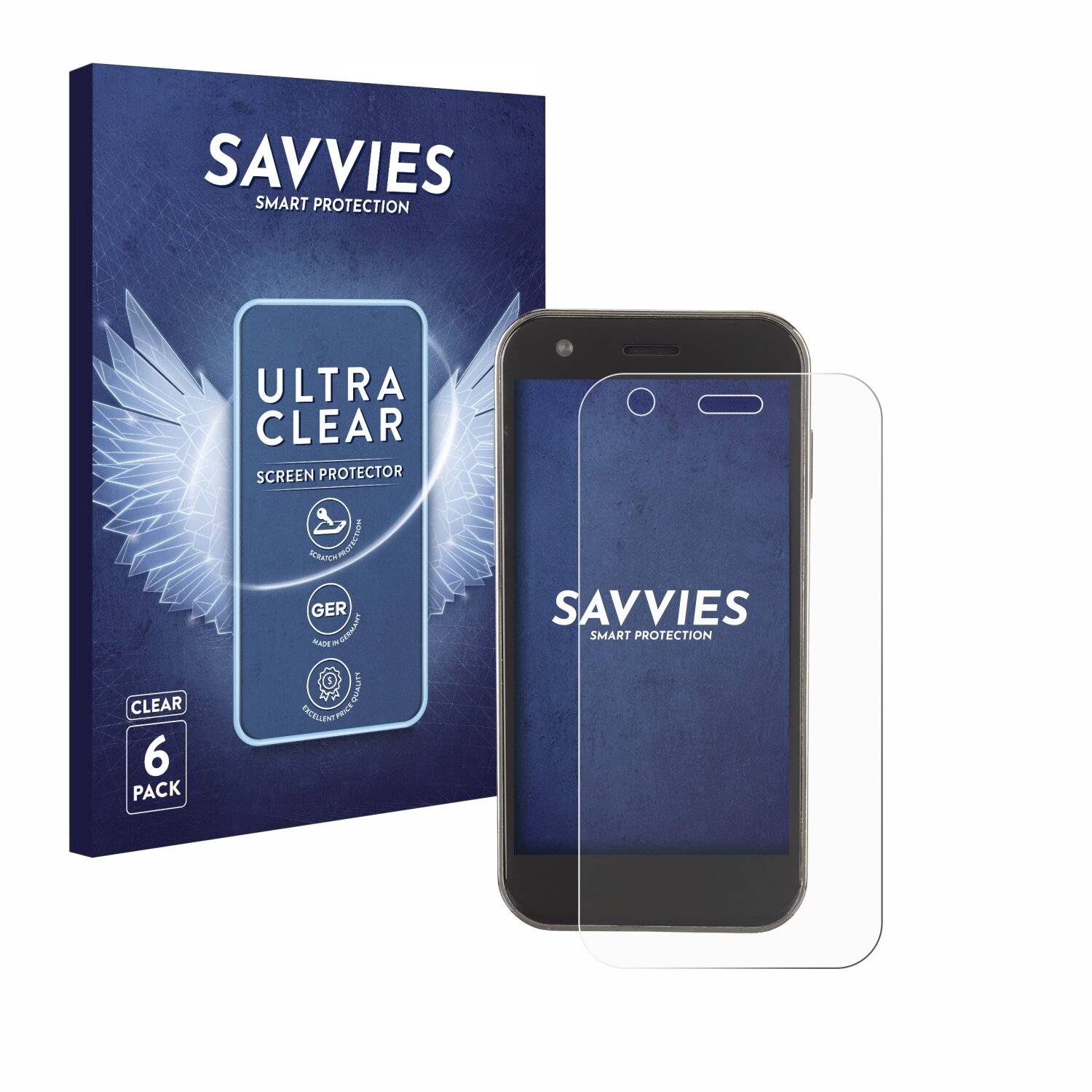 6x Savvies Displayschutz-Folie für Soyes