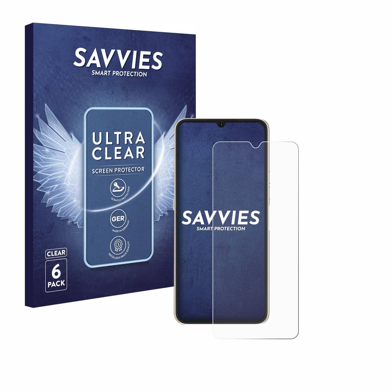 6x Savvies Displayschutz-Folie für Umidigi Power