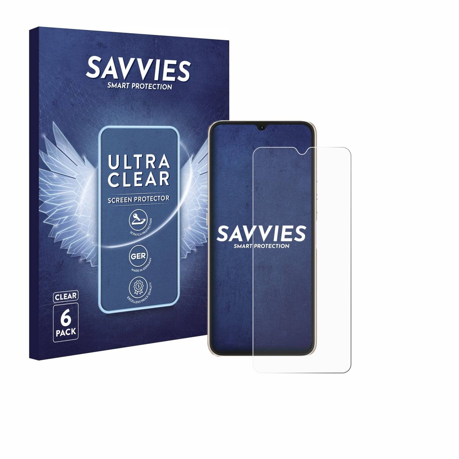 6x Savvies Displayschutz-Folie für Umidigi Power