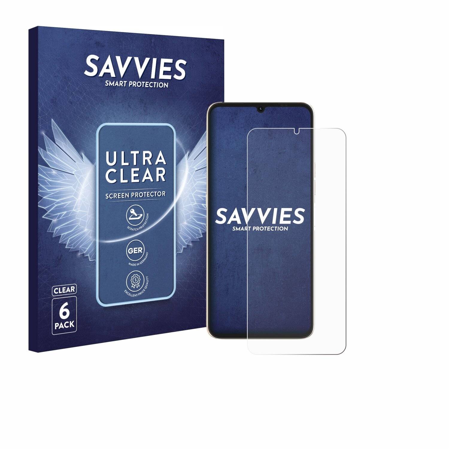 6x Savvies Displayschutz-Folie für Umidigi F3