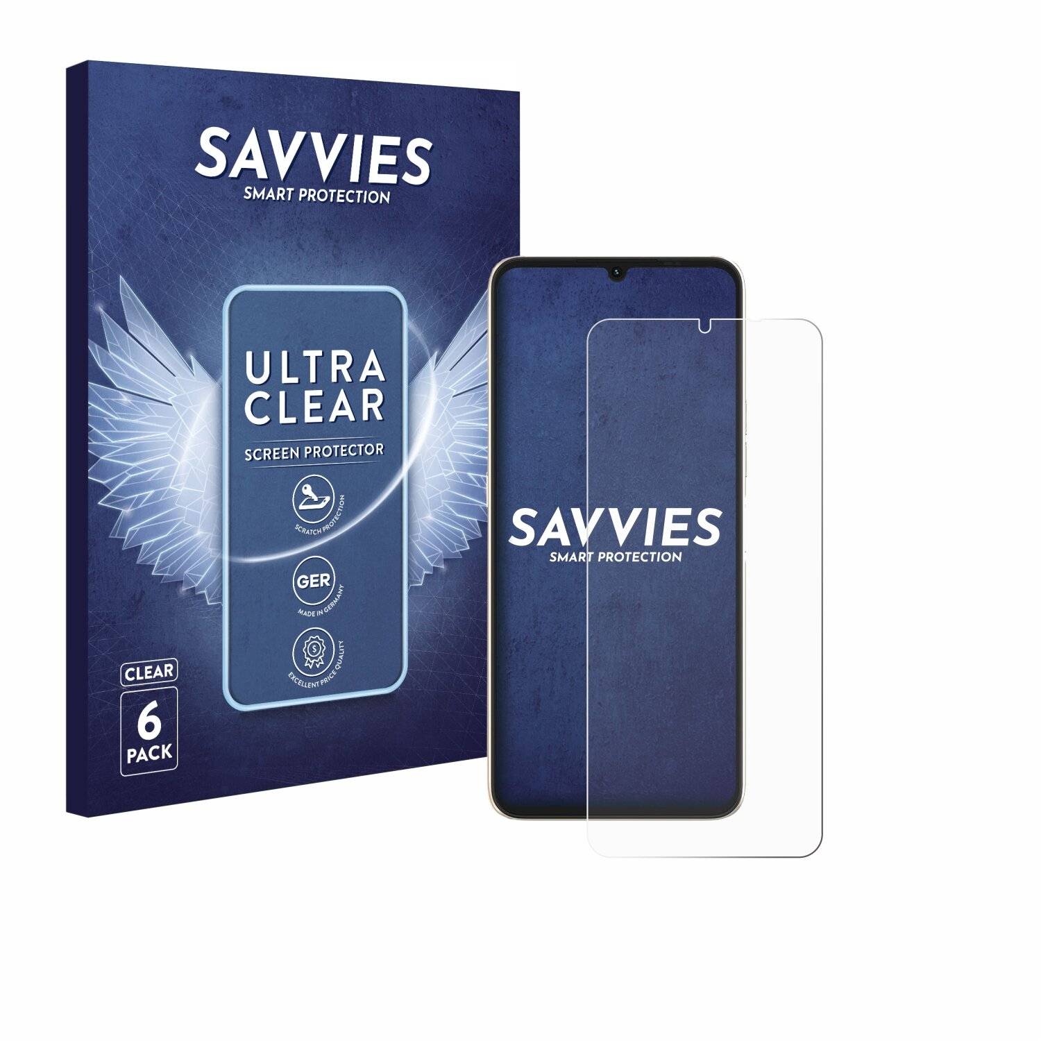 6x Savvies Displayschutz-Folie für Umidigi F3