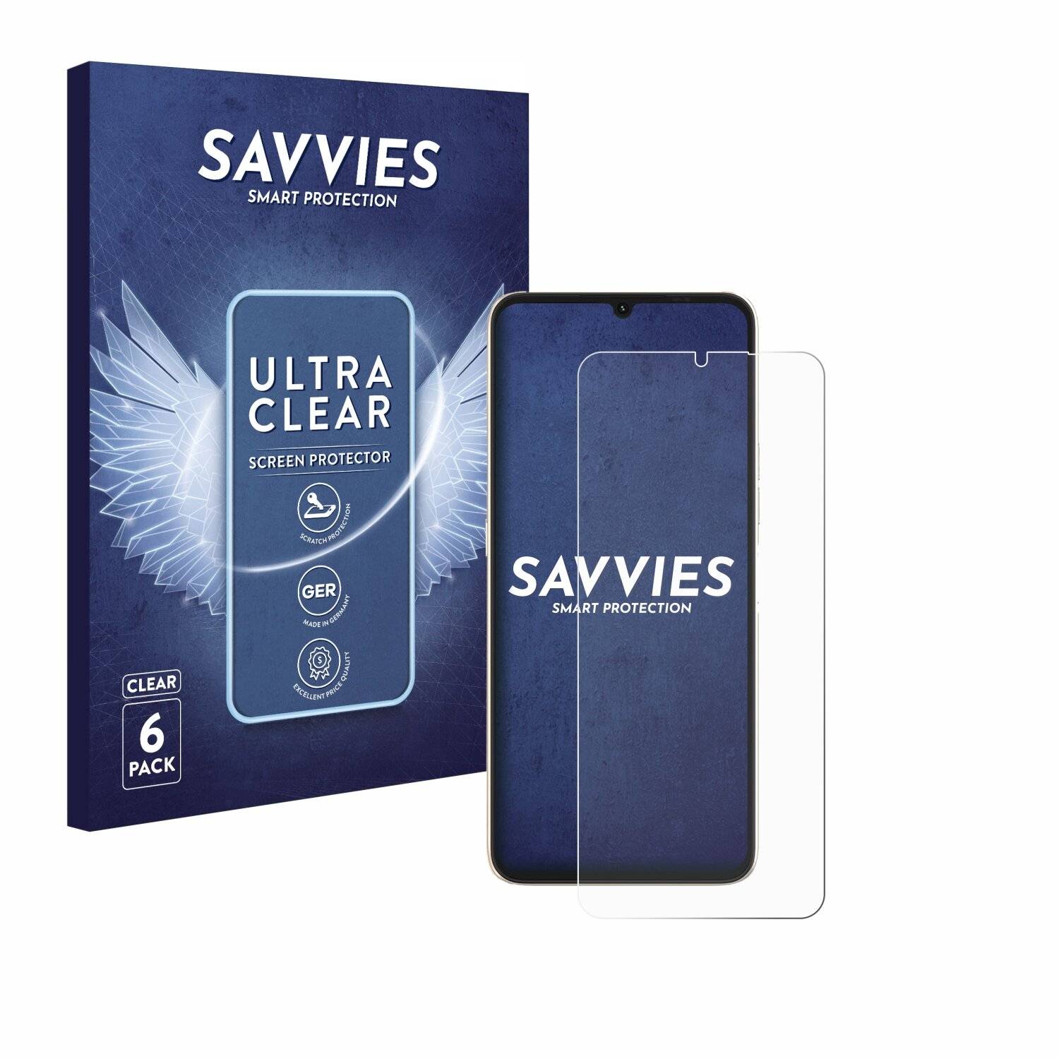 6x Savvies Displayschutz-Folie für Umidigi F3