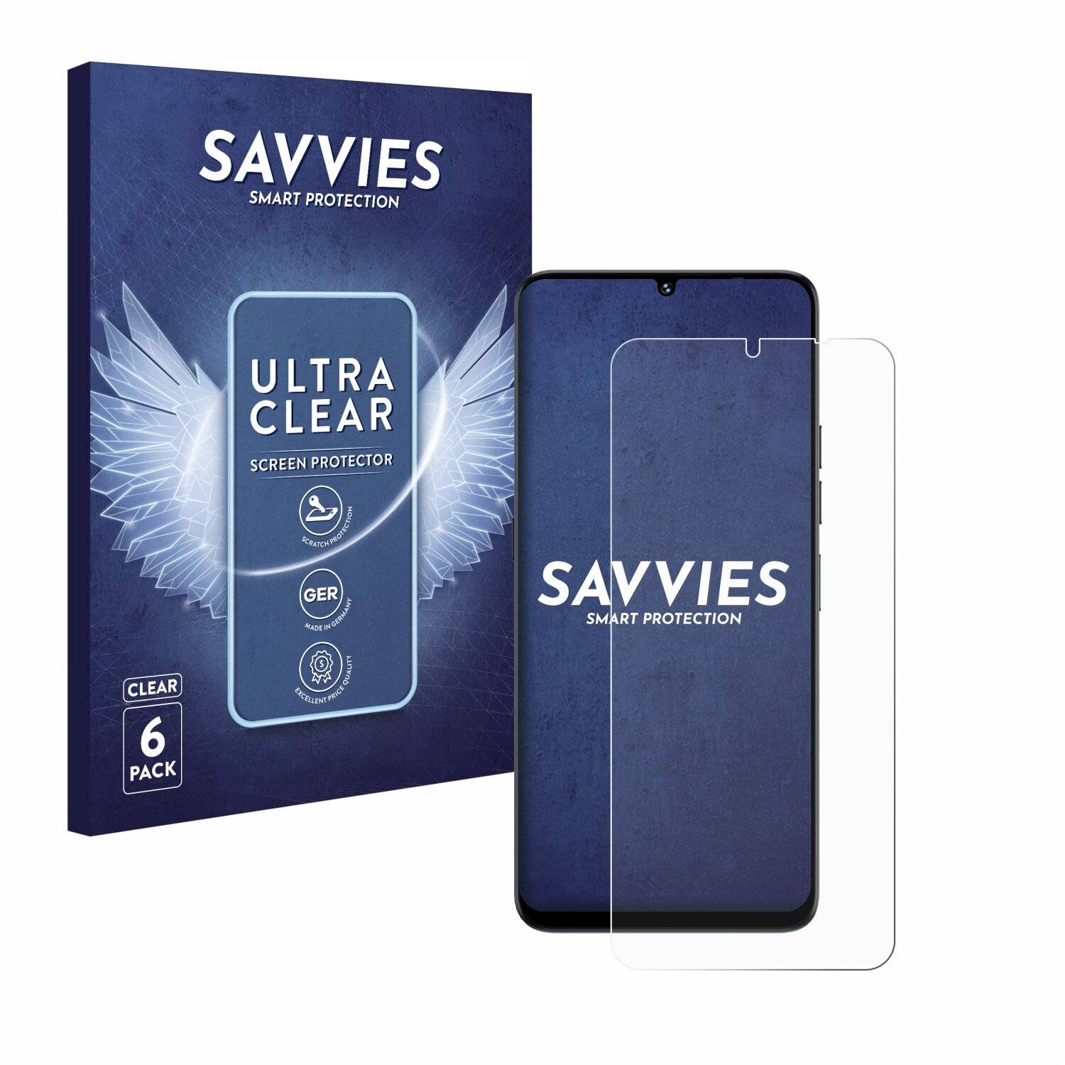 6x Savvies Displayschutz-Folie für Umidigi G9
