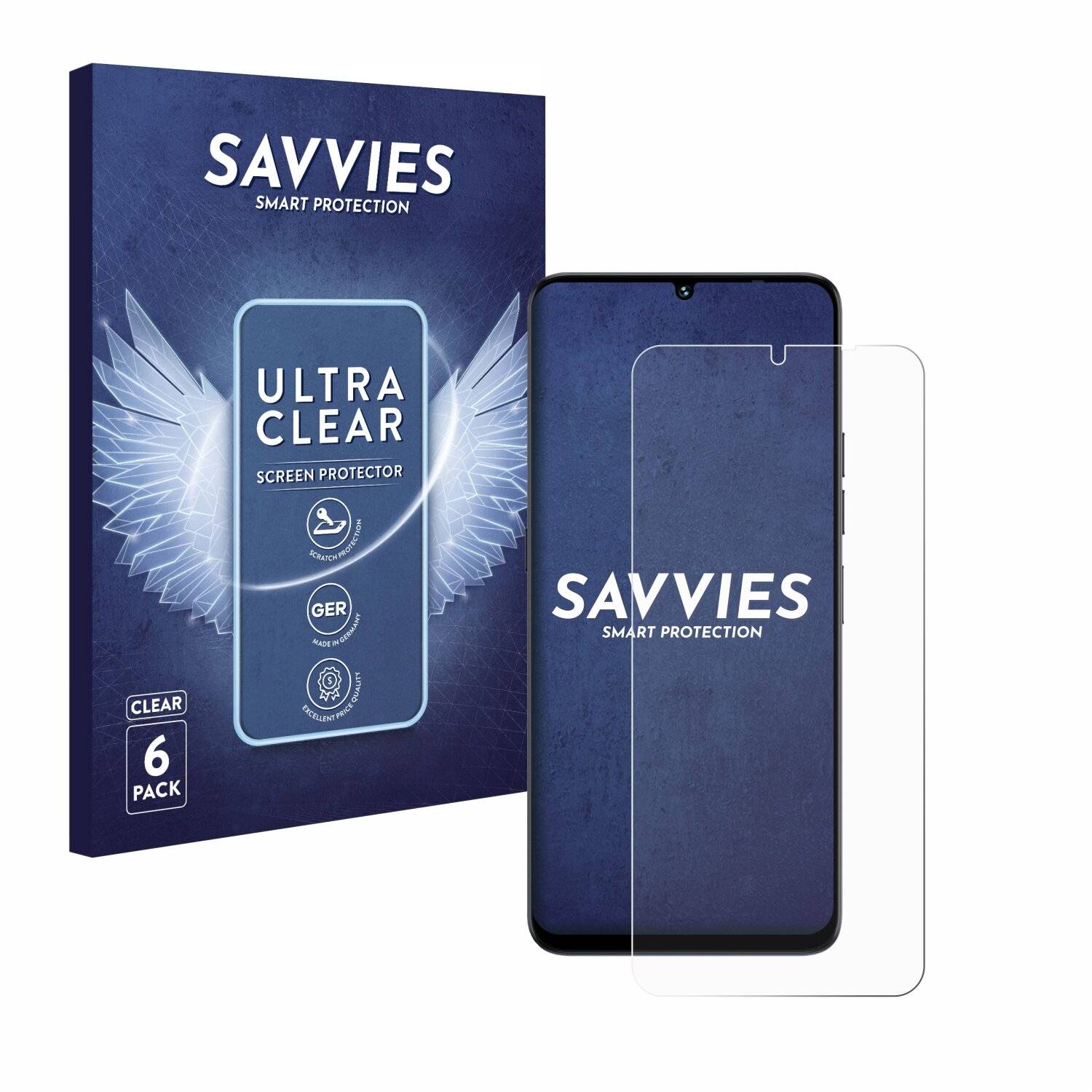 6x Savvies Displayschutz-Folie für Umidigi G9