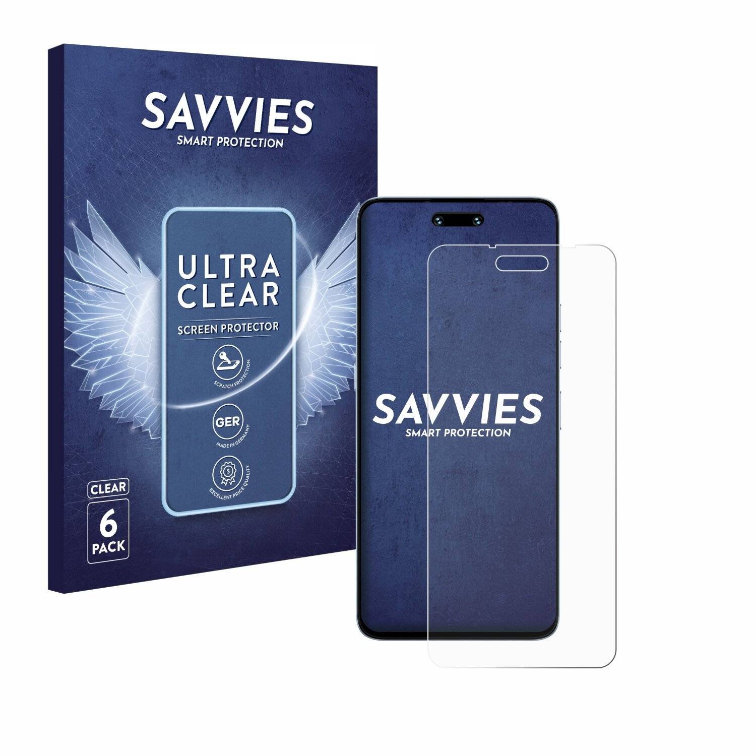 6x Savvies Displayschutz-Folie für Umidigi G6