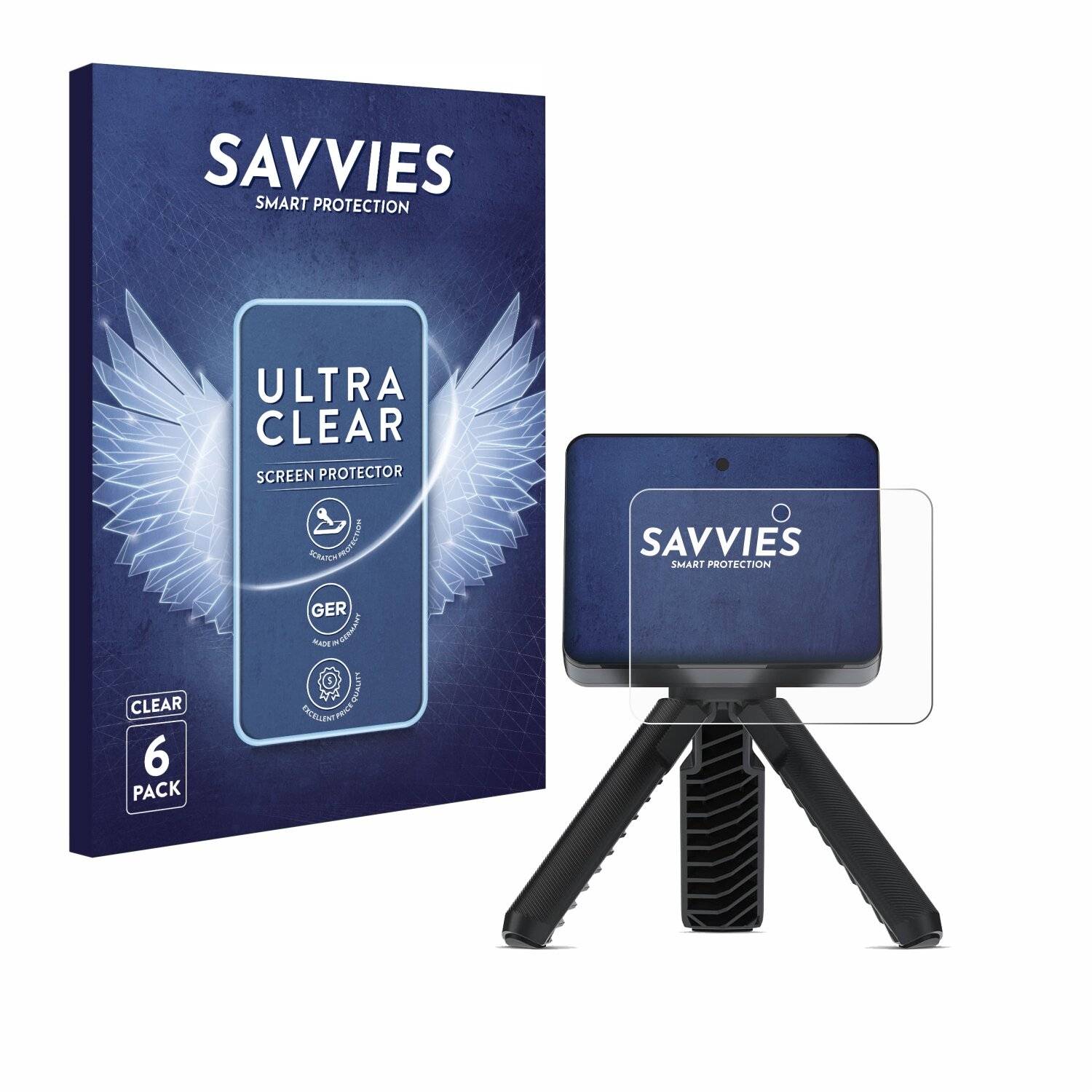 6x Savvies Displayschutz-Folie für Garmin Approach