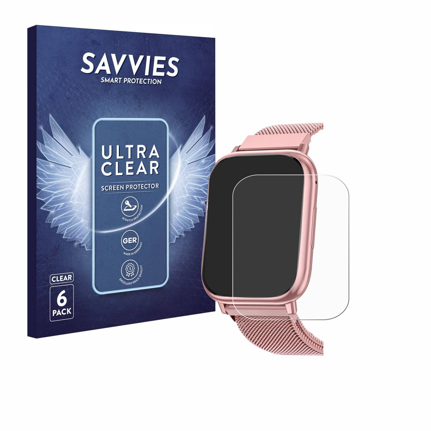6x Savvies Displayschutz-Folie für Loekneue G93