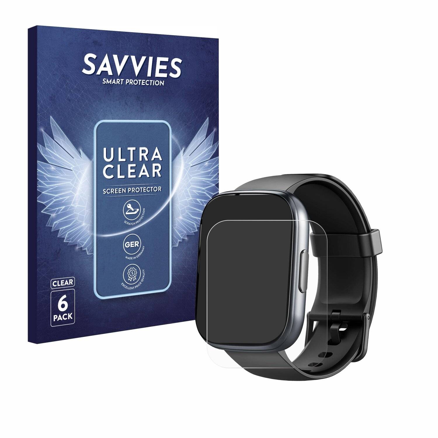 6x Savvies Displayschutz-Folie für Cillso T80