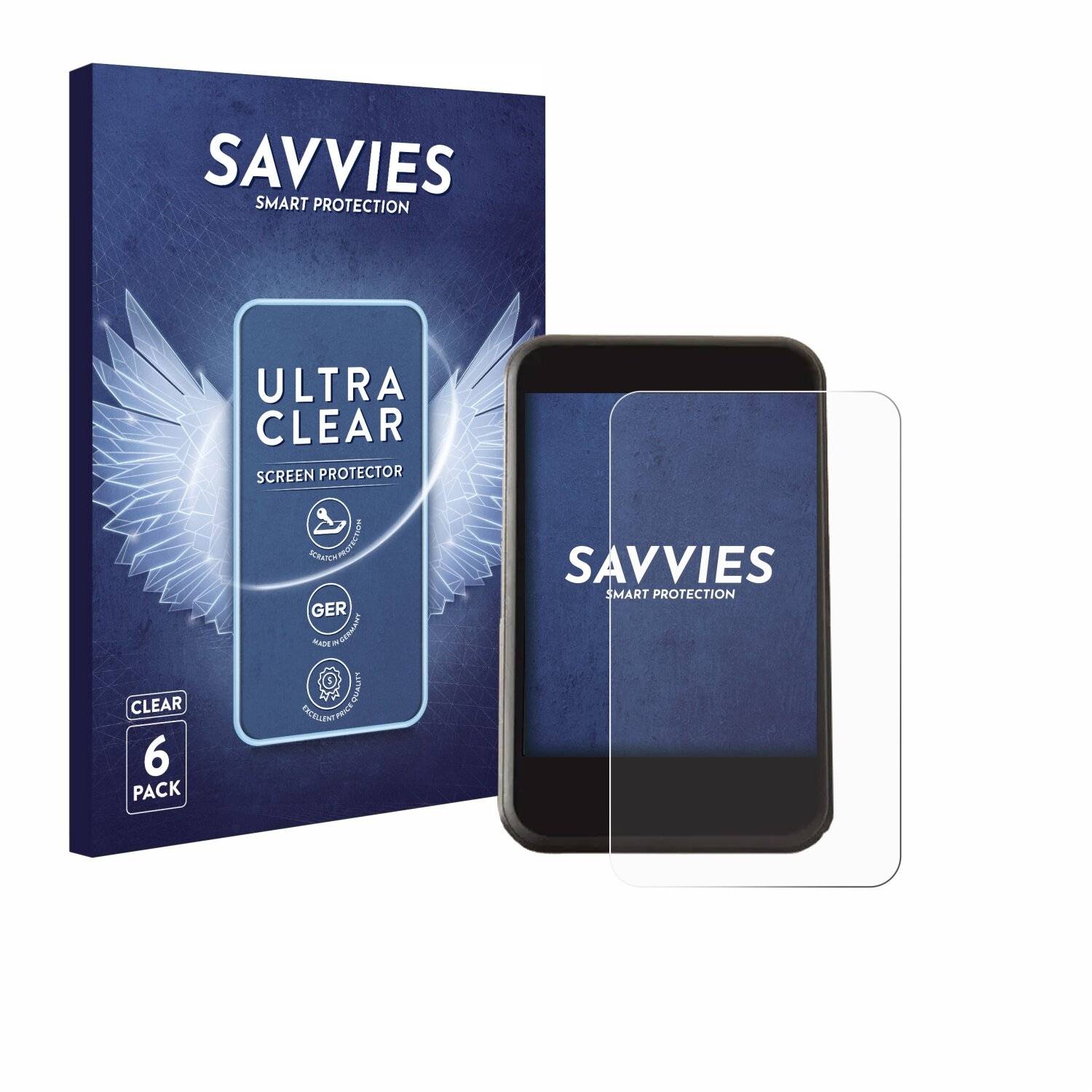 6x Savvies Displayschutz-Folie für Freesky