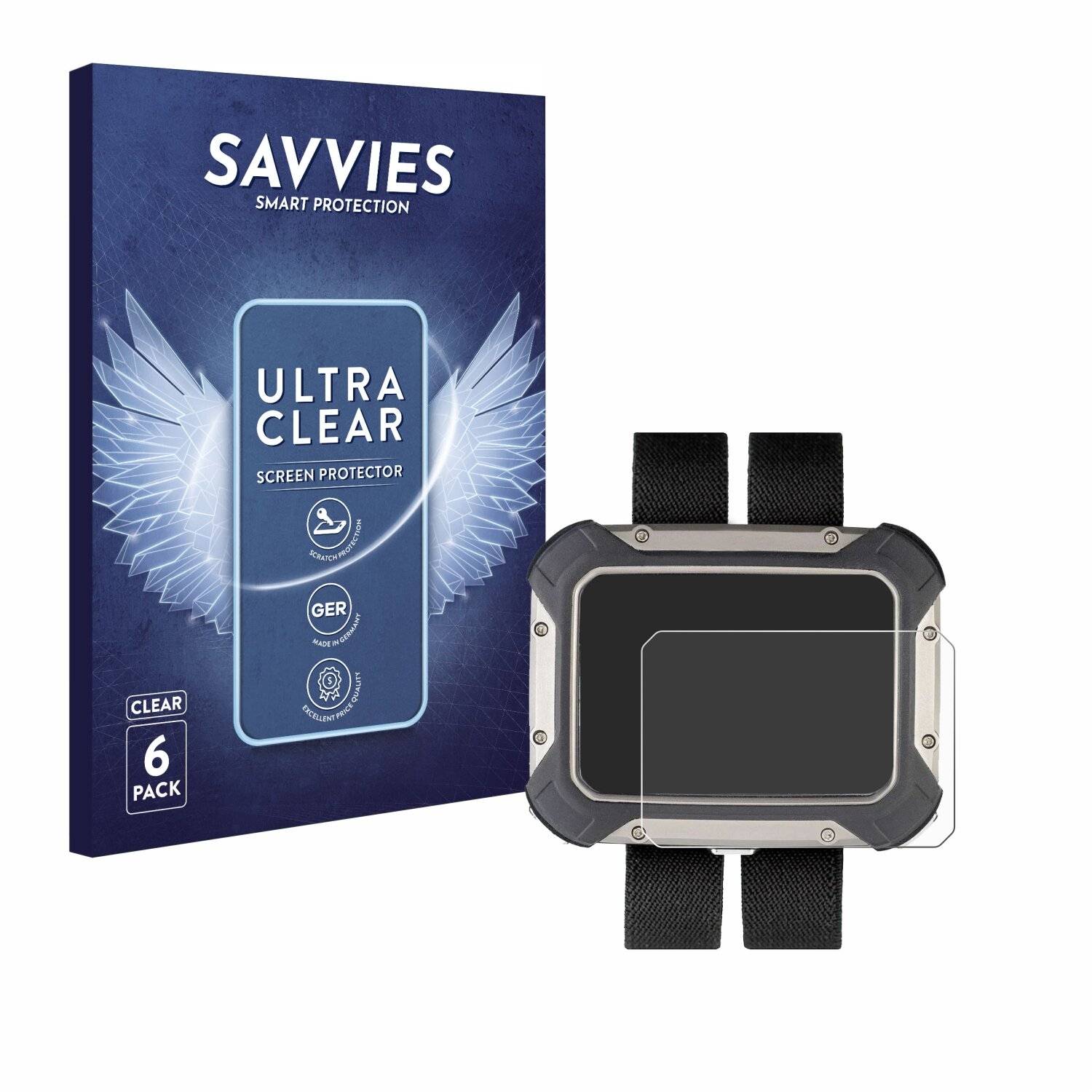 6x Savvies Displayschutz-Folie für Apeks