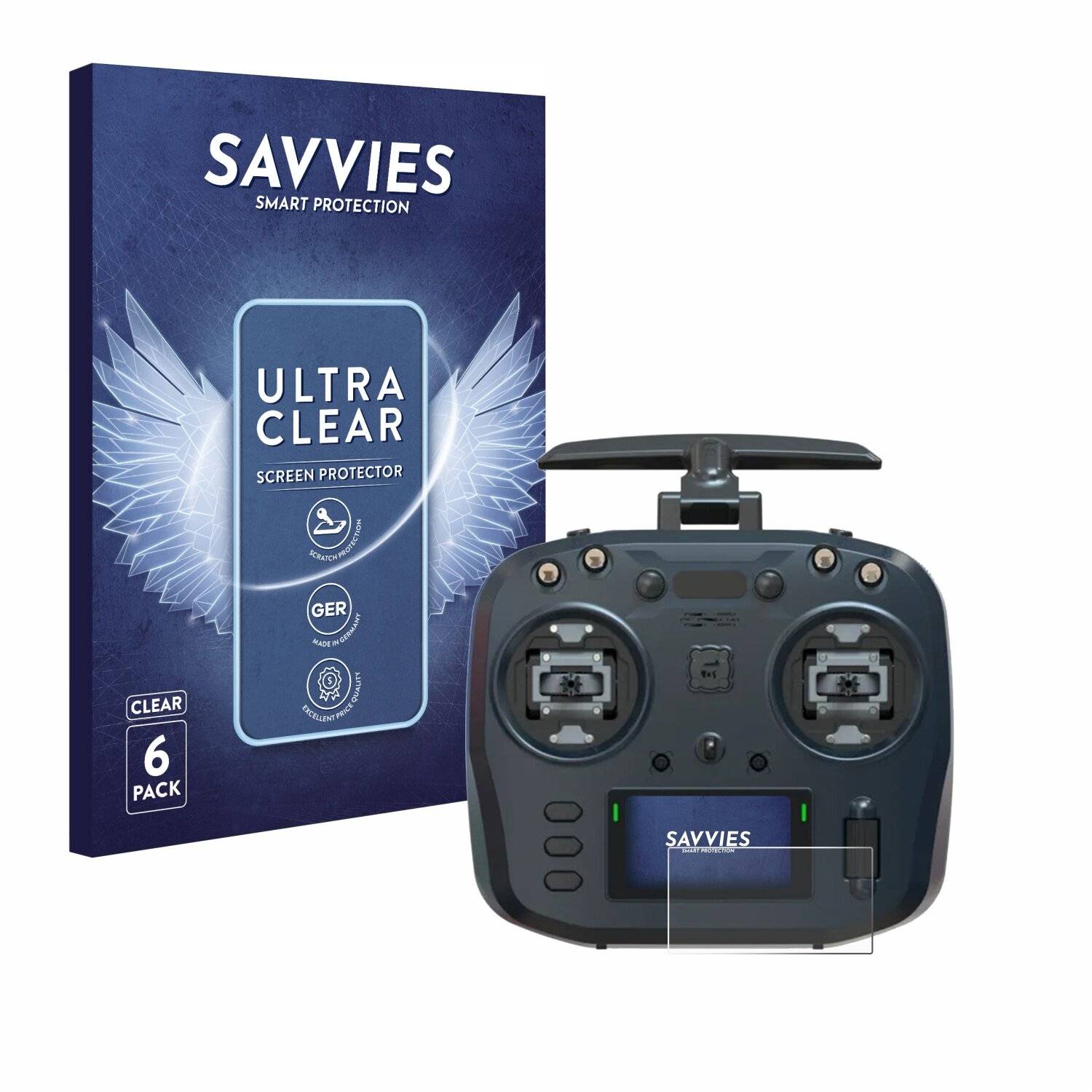 6x Savvies Displayschutz-Folie für Jumper