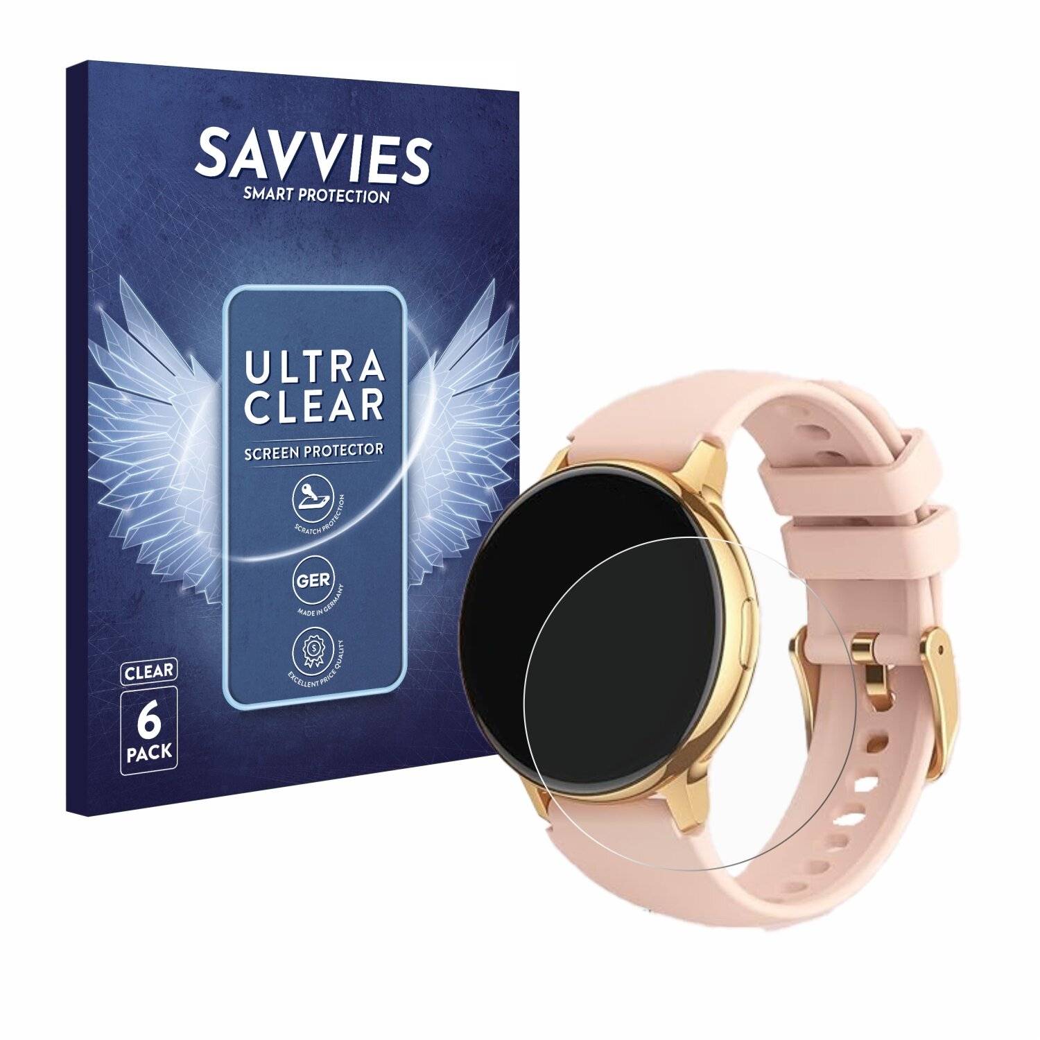 6x Savvies Displayschutz-Folie für Luxtrine S73
