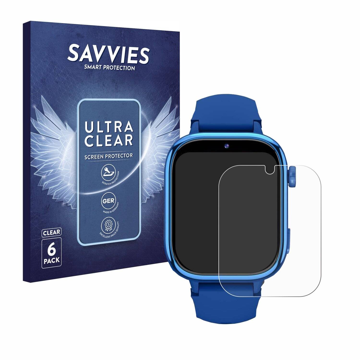 6x Savvies Displayschutz-Folie für TotsyFun