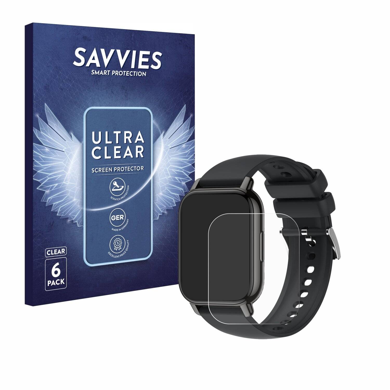 6x Savvies Displayschutz-Folie für Maoo Amplify 2