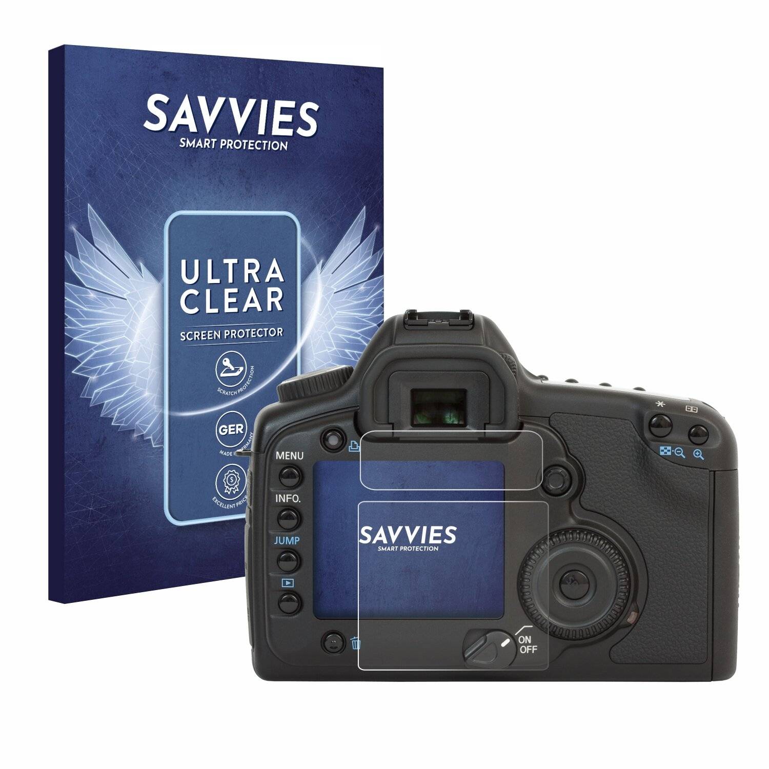 18x Savvies Displayschutz-Folie für Canon EOS