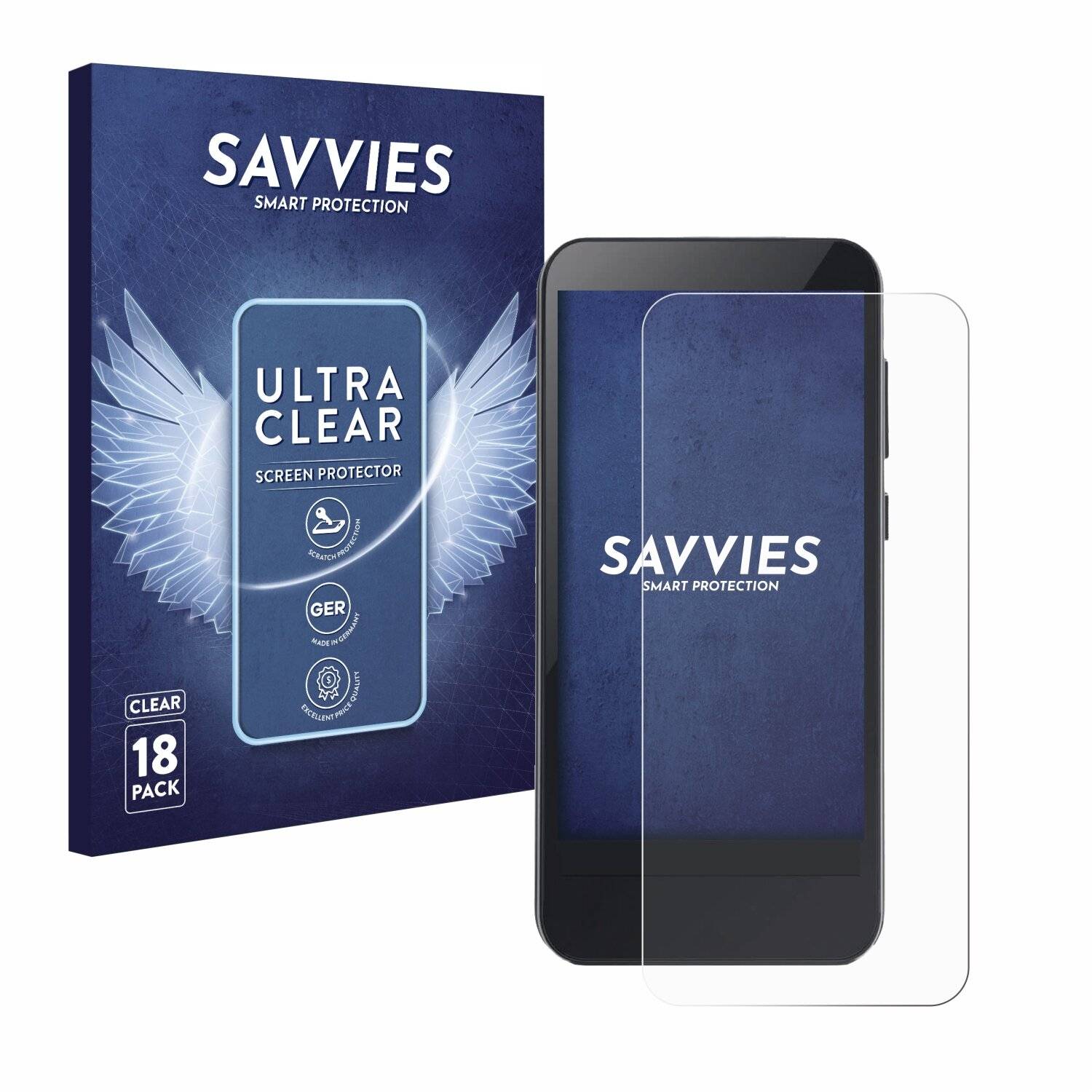 18x Savvies Displayschutz-Folie für Omnipod