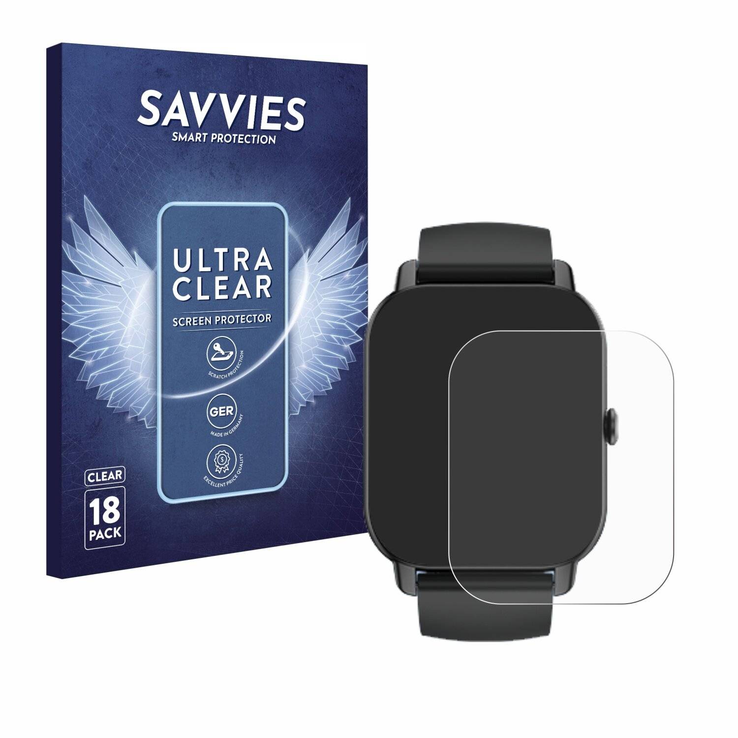 18x Savvies Displayschutz-Folie für Aptkdoe P66D