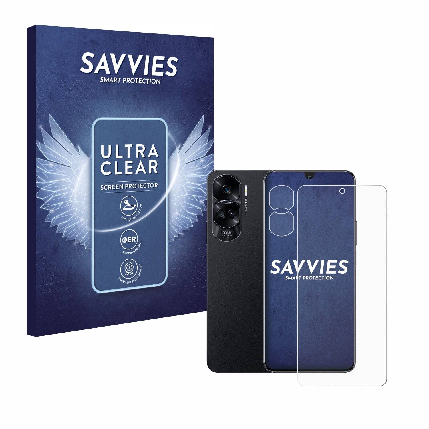18x Savvies Displayschutz-Folie für Honor 90 Lite