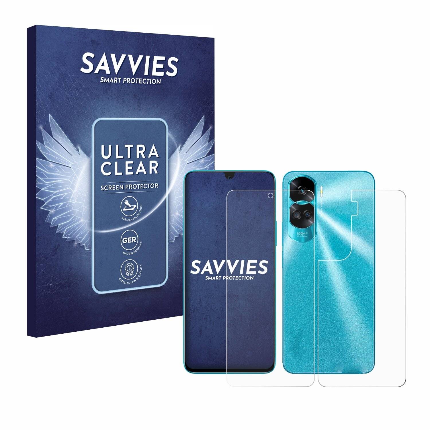 18x Savvies Displayschutz-Folie für Honor 90 Lite