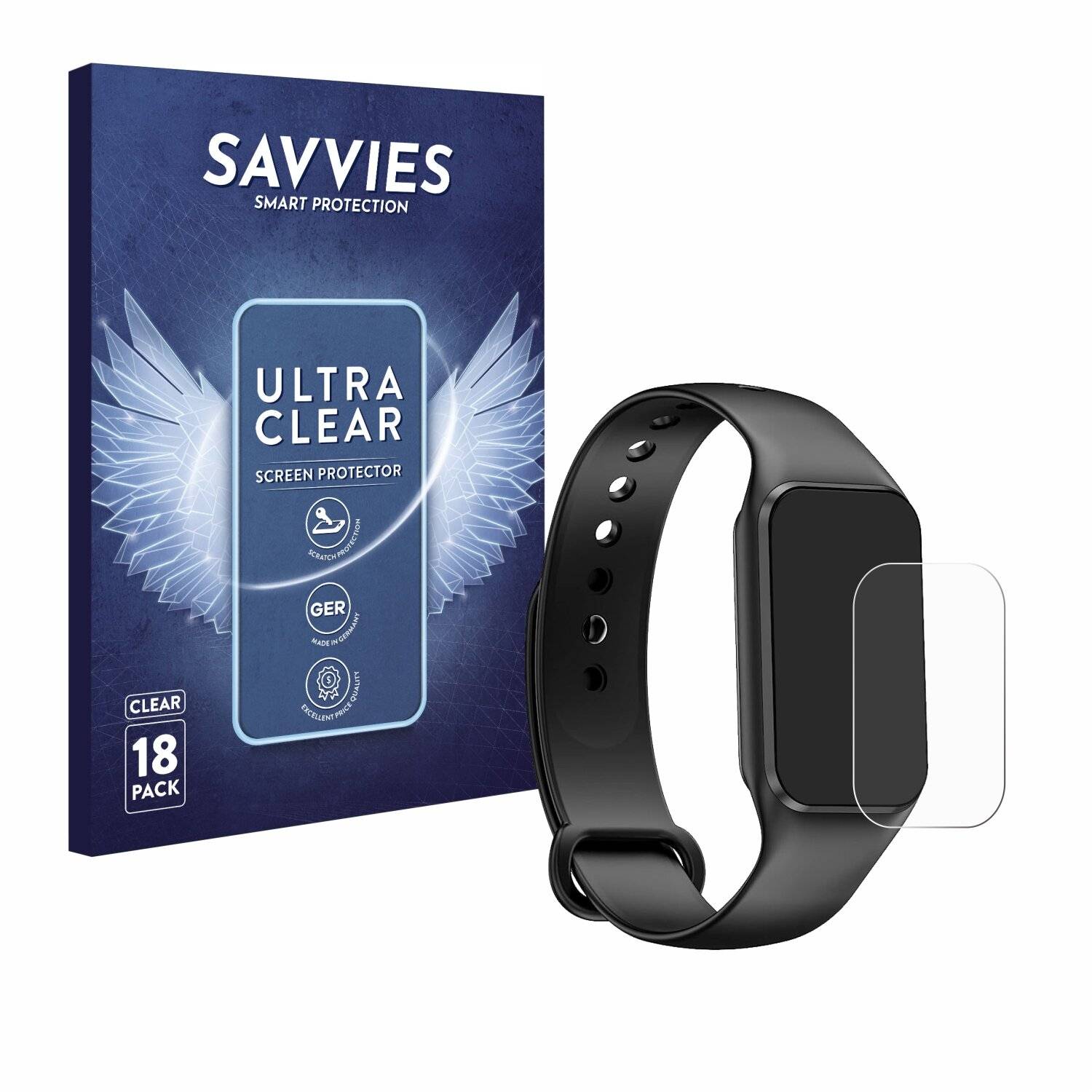 18x Savvies Displayschutz-Folie für Blackview