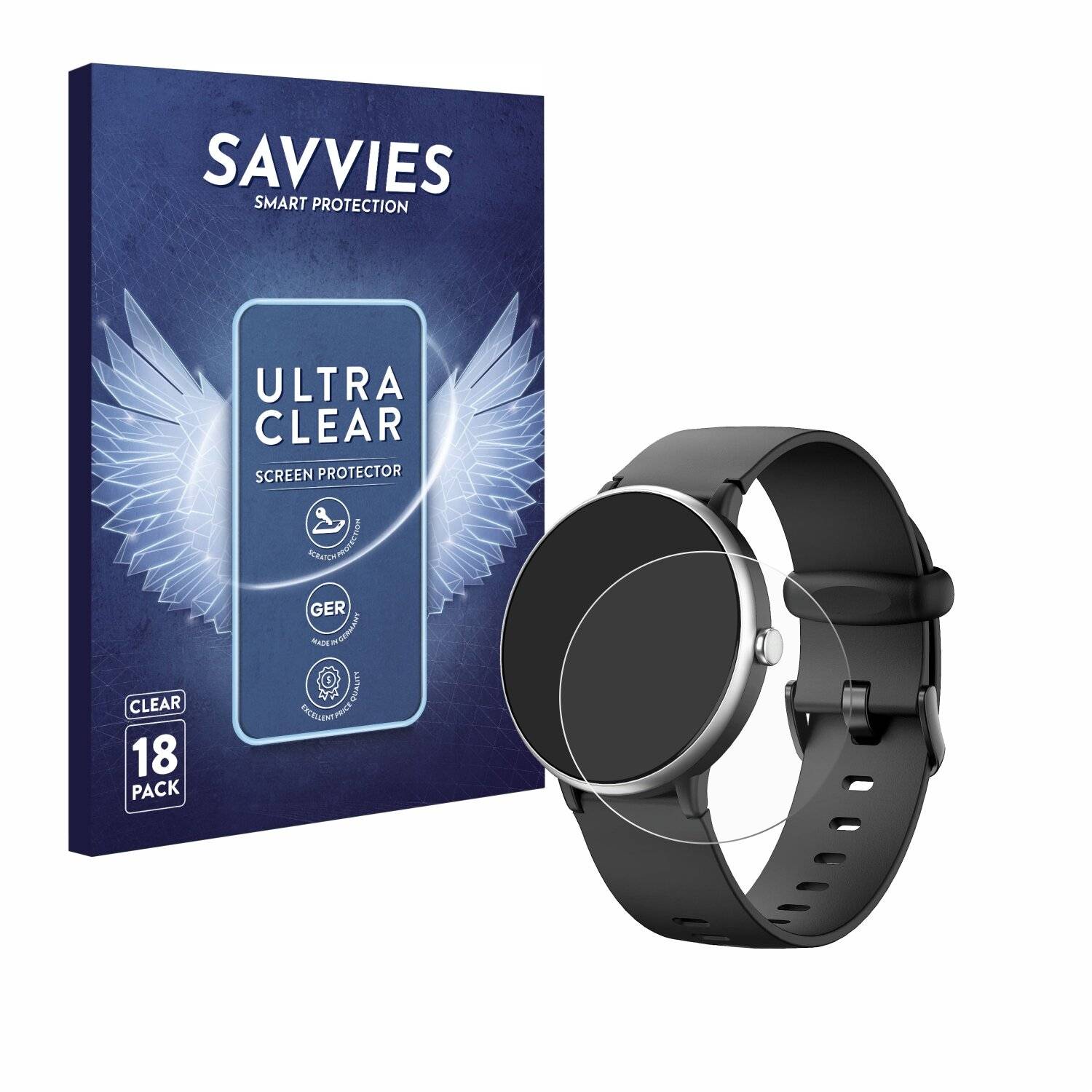 18x Savvies Displayschutz-Folie für DIGEEHOT