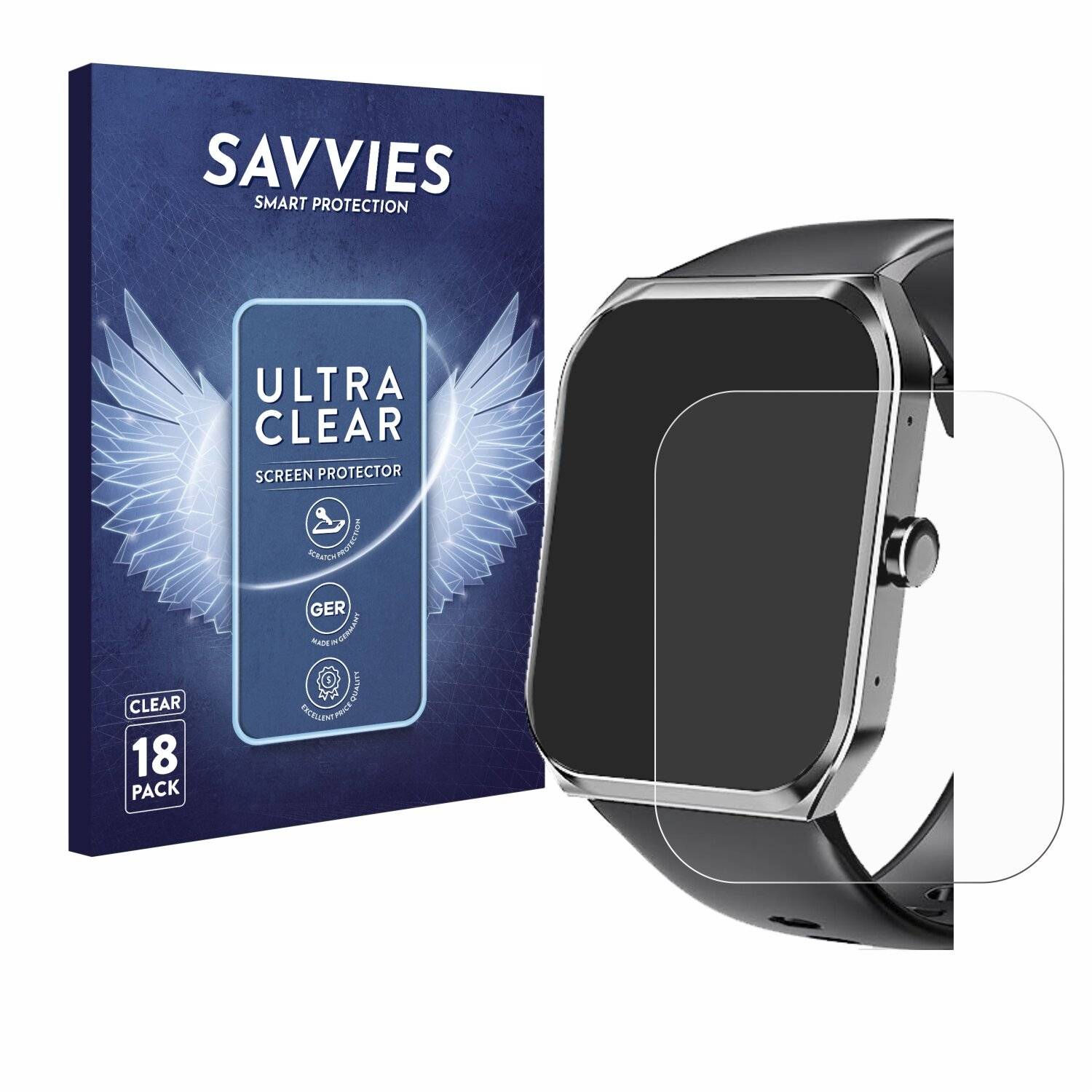 18x Savvies Displayschutz-Folie für Pasonomi