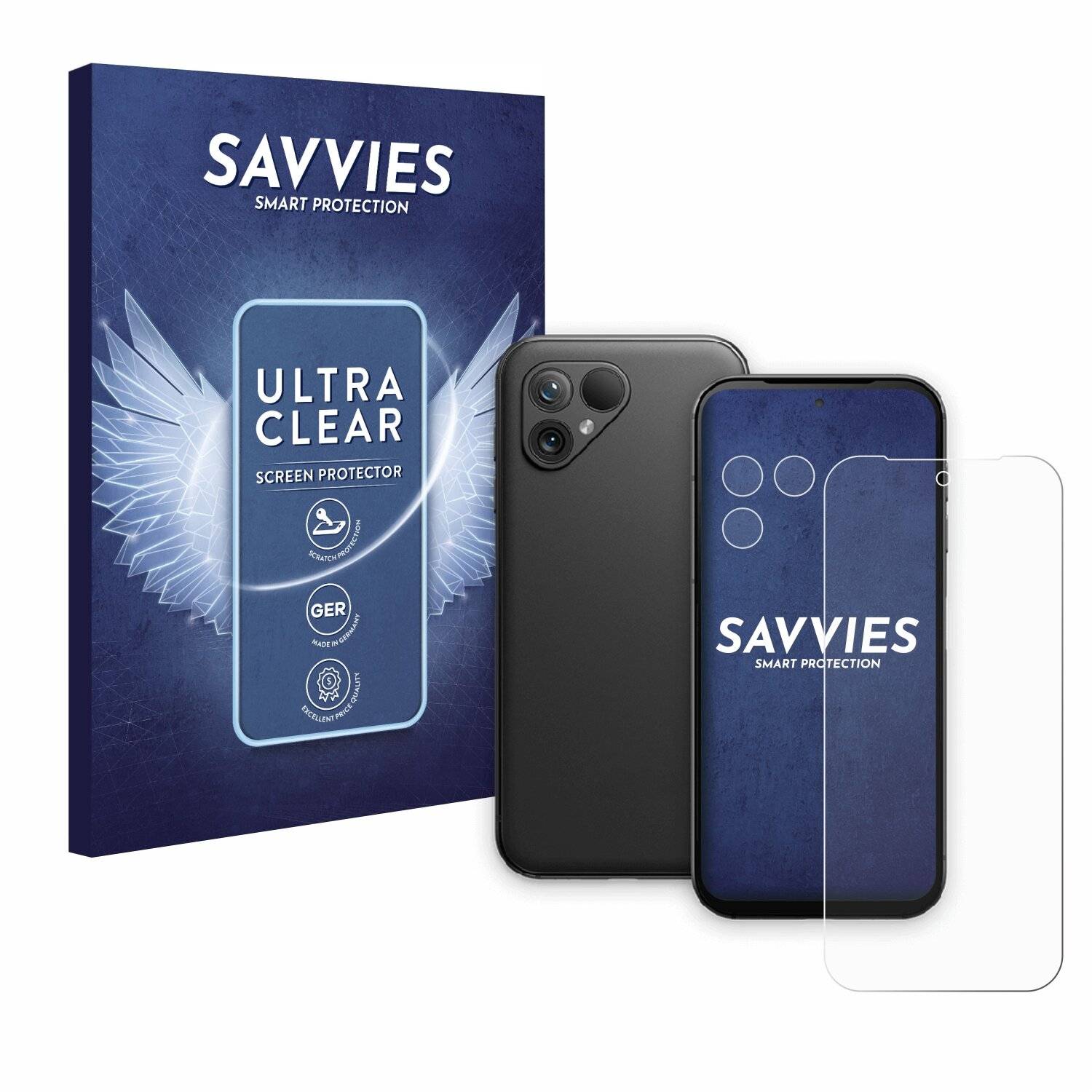 18x Savvies Displayschutz-Folie für Fairphone 5