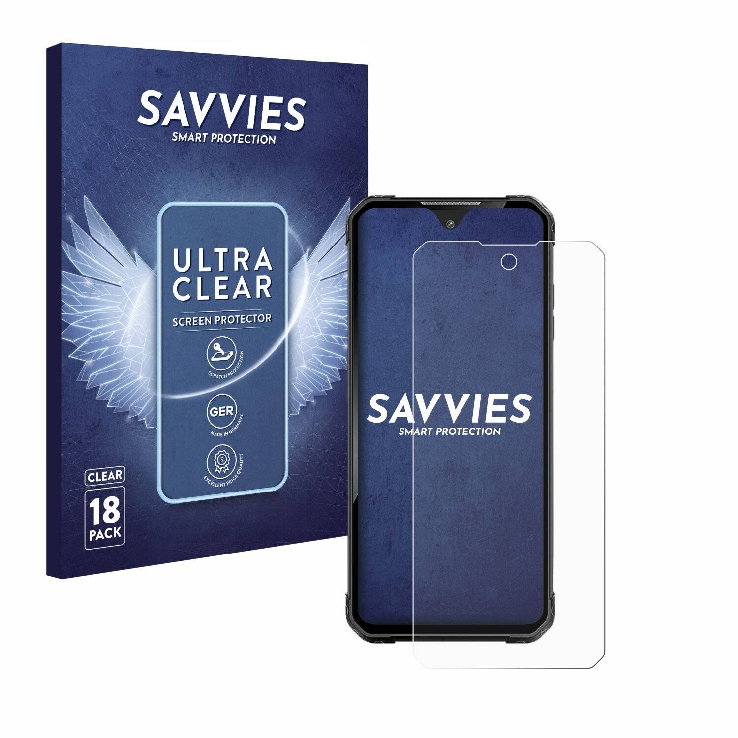 18x Savvies Displayschutz-Folie für iiiF150 Air 1 Ultra Plus