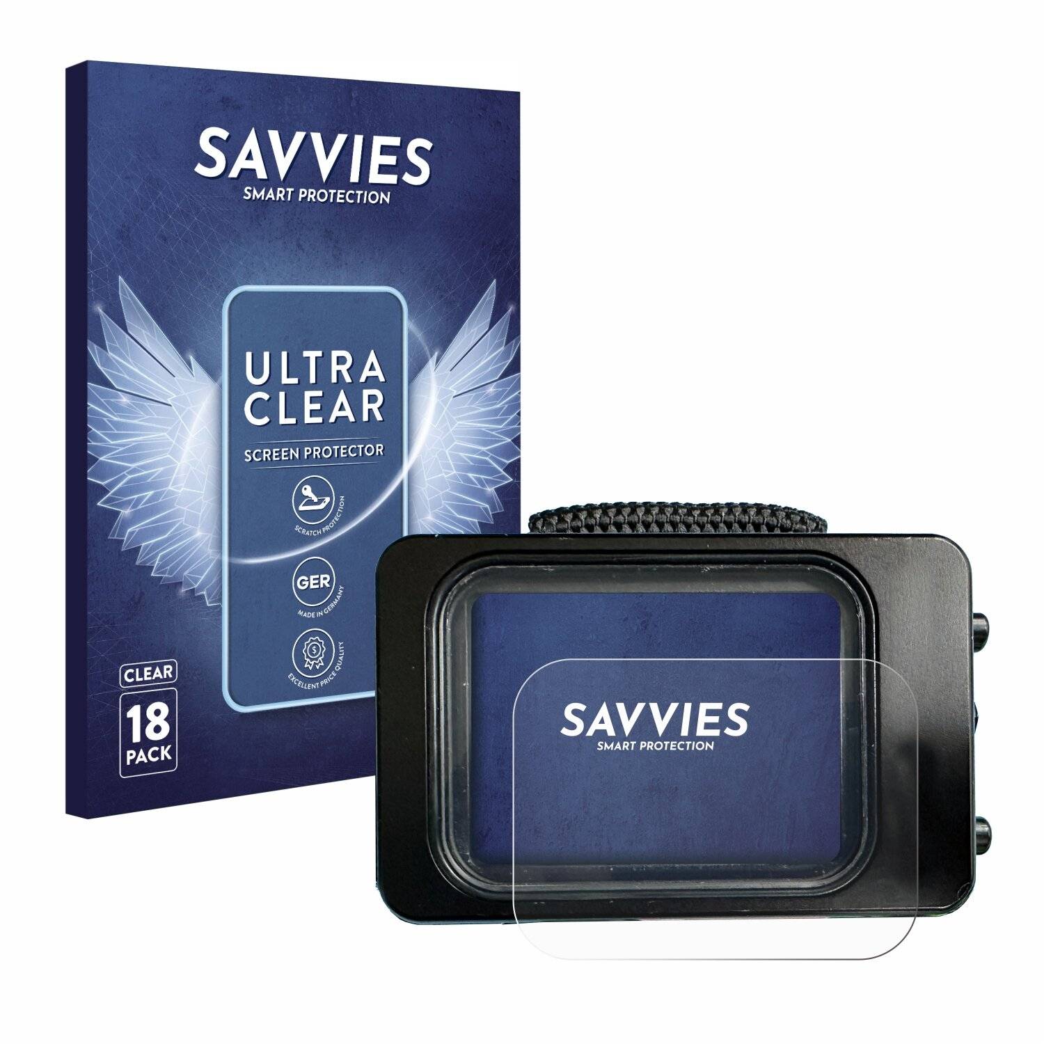 18x Savvies Displayschutz-Folie für Divesoft Freedom dive