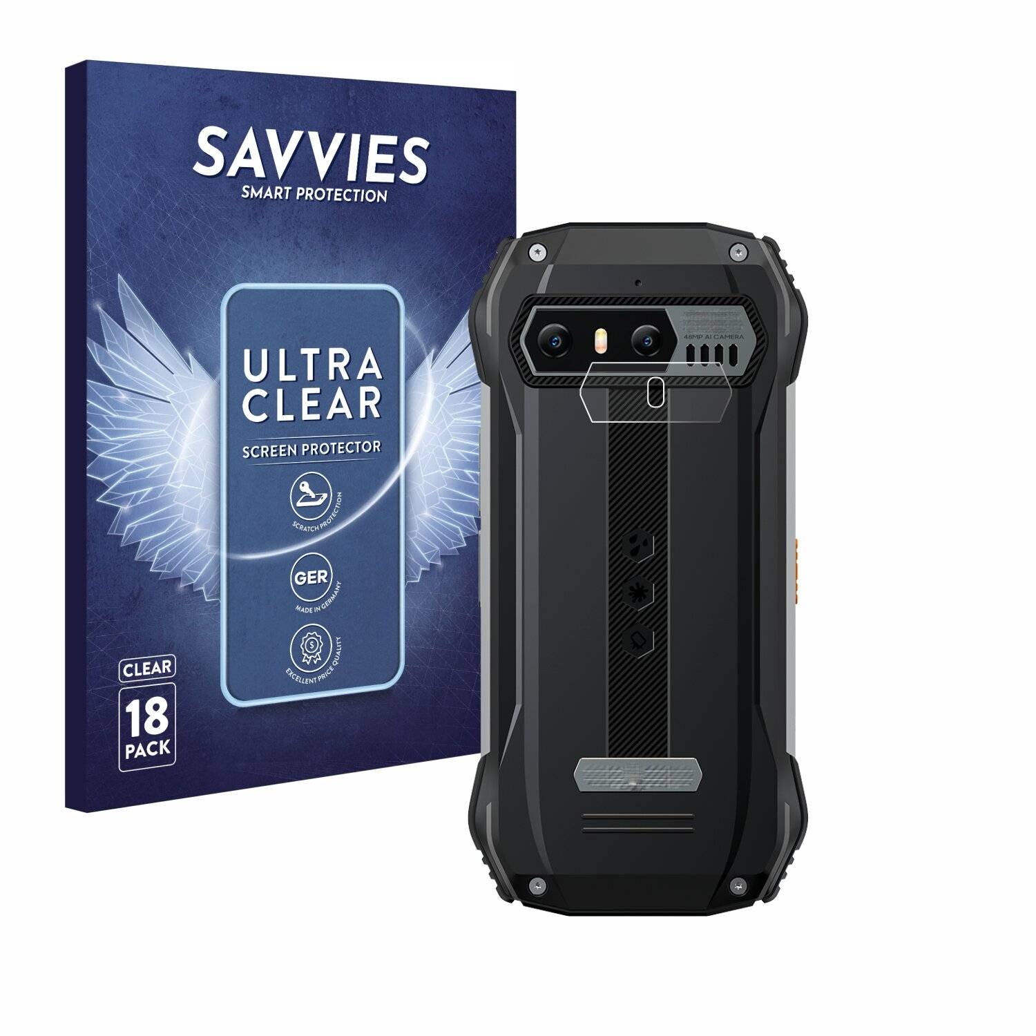 18x Savvies Displayschutz-Folie für Blackview N6000 (NUR