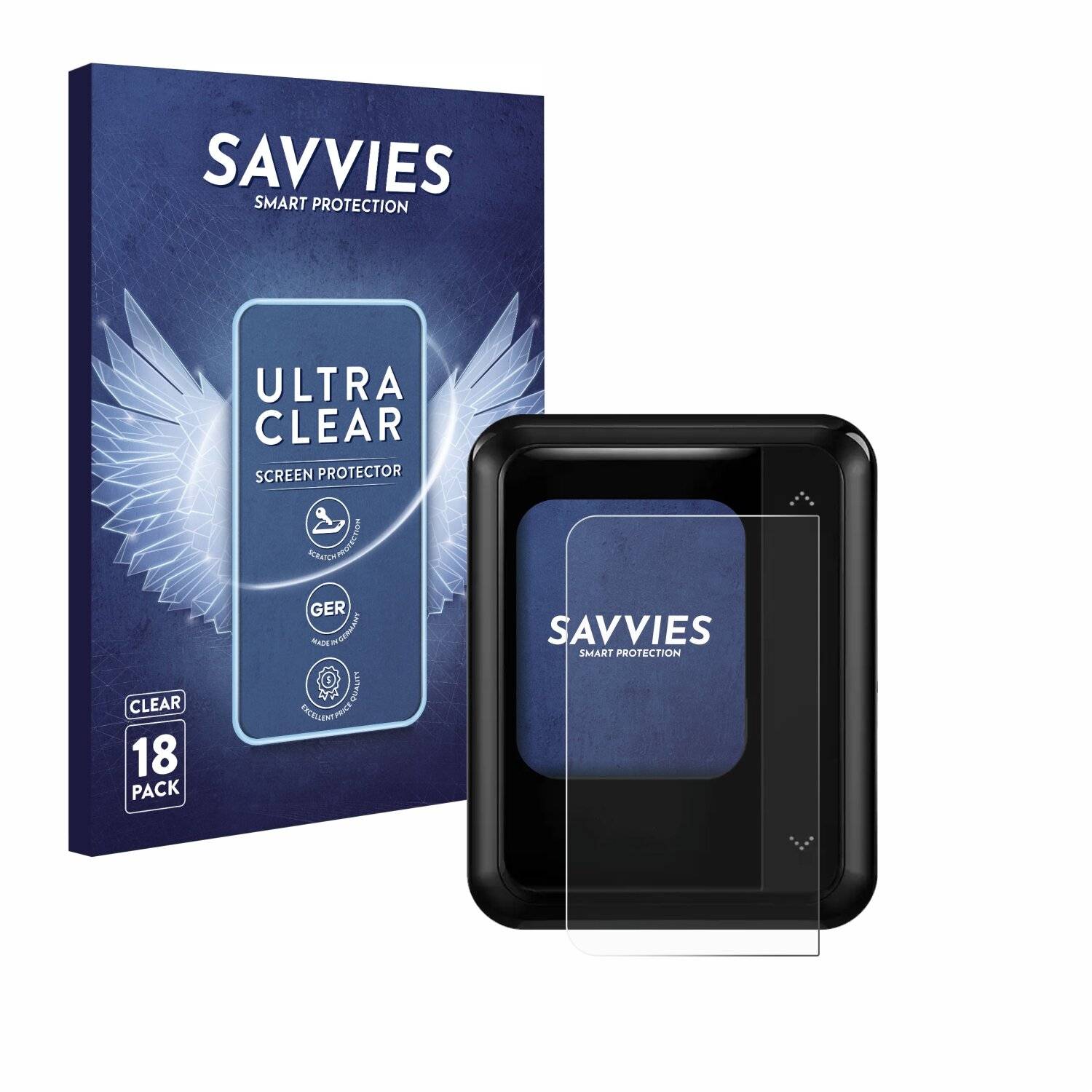 18x Savvies Displayschutz-Folie für Ikko