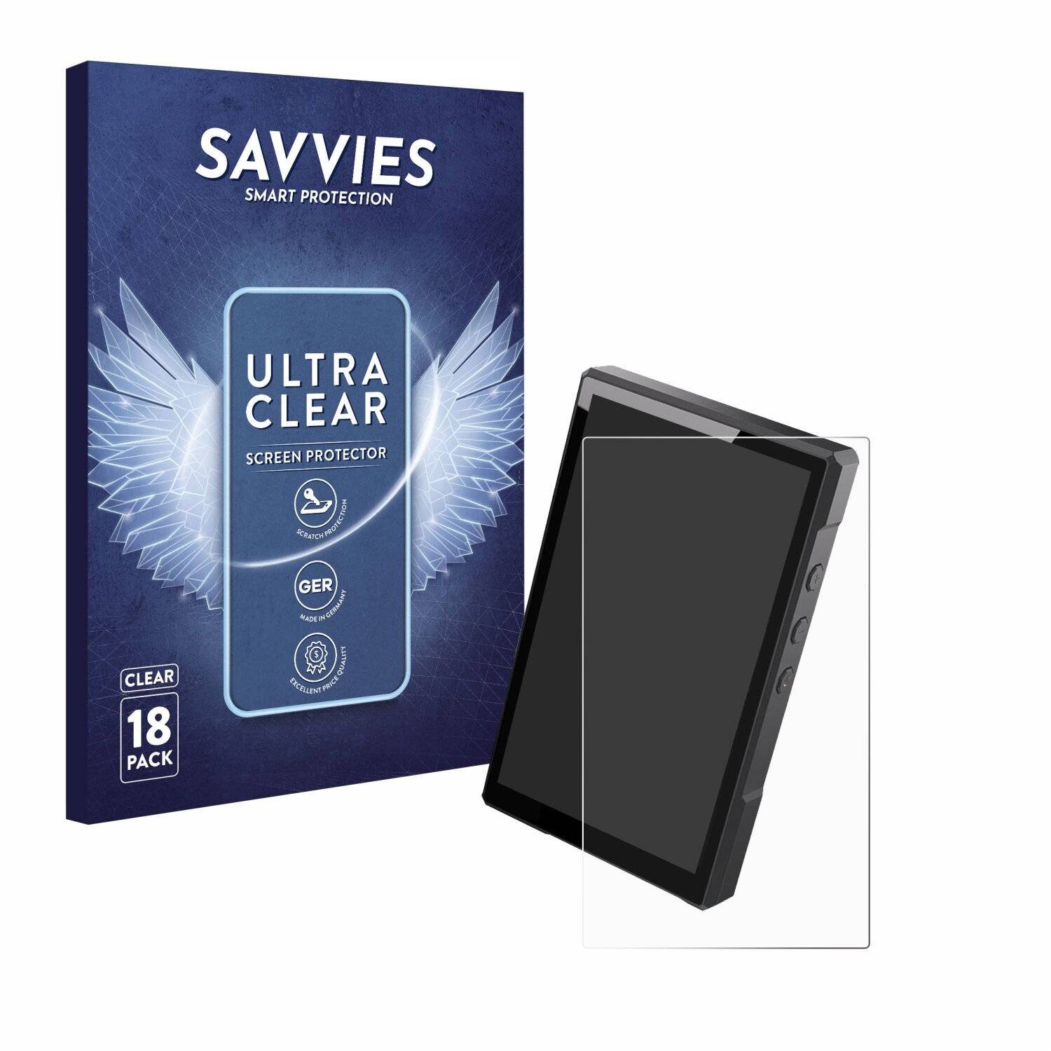 18x Savvies Displayschutz-Folie für Luoran