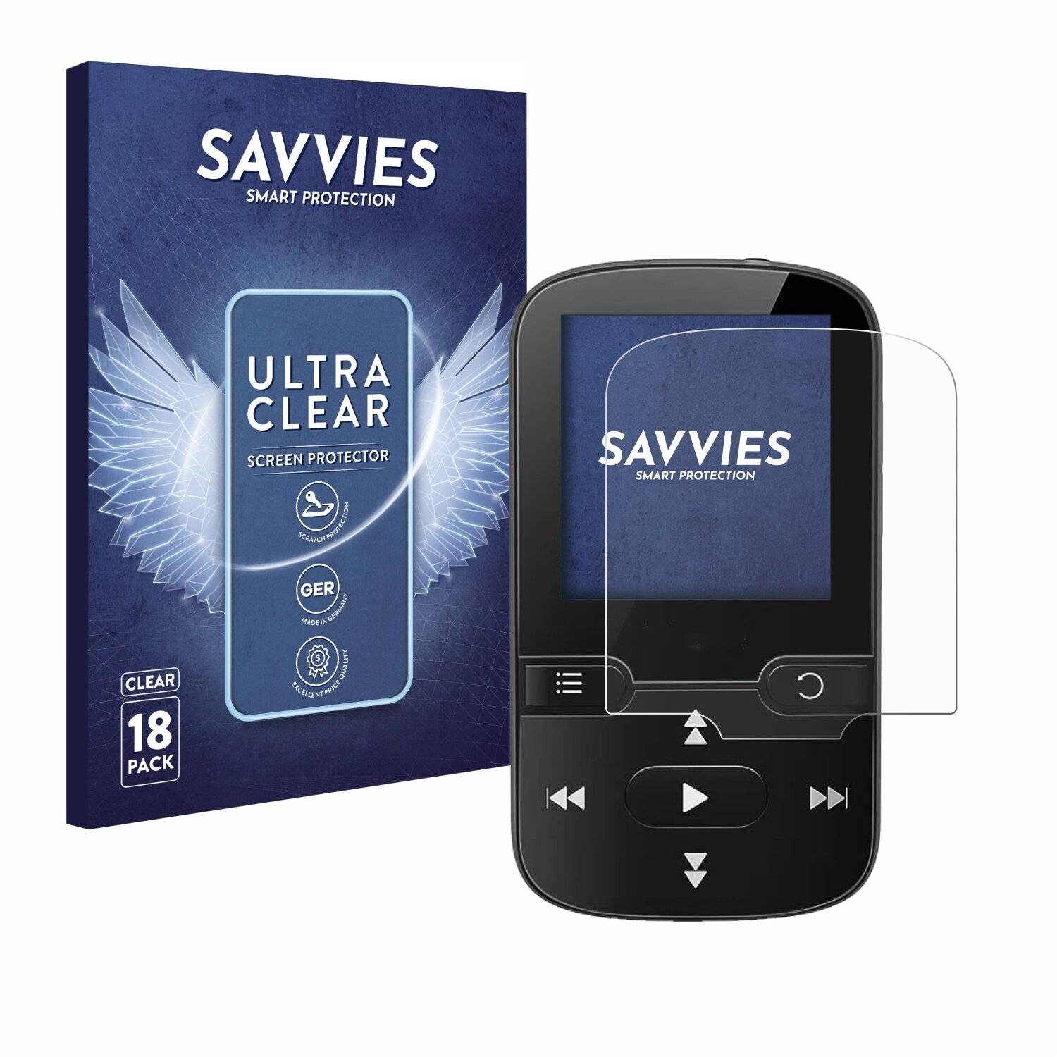 18x Savvies Displayschutz-Folie für Etacé