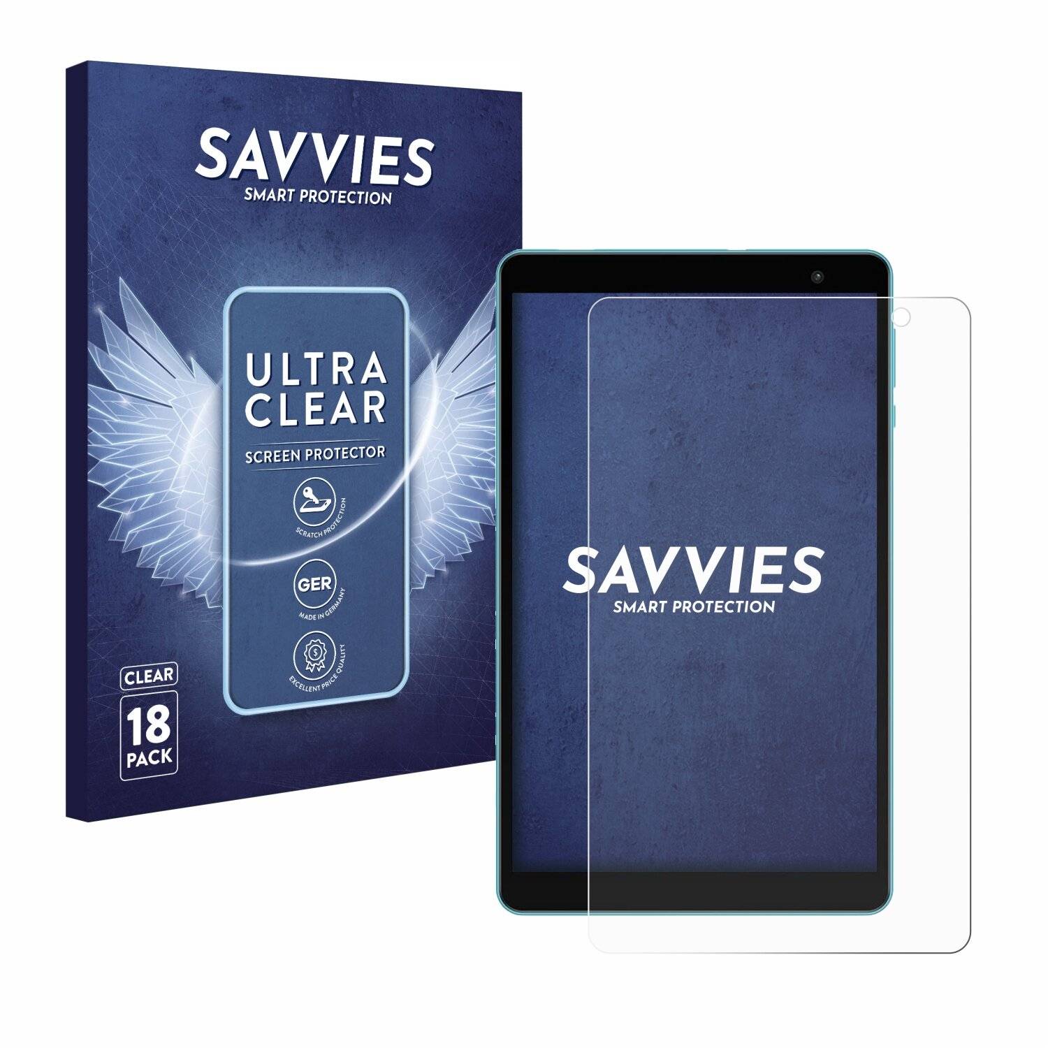 18x Savvies Displayschutz-Folie für Teclast