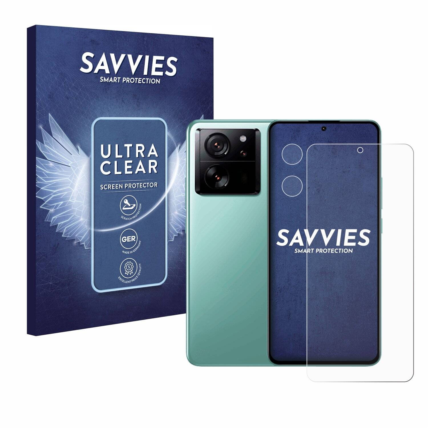 18x Savvies Displayschutz-Folie für Xiaomi 13T