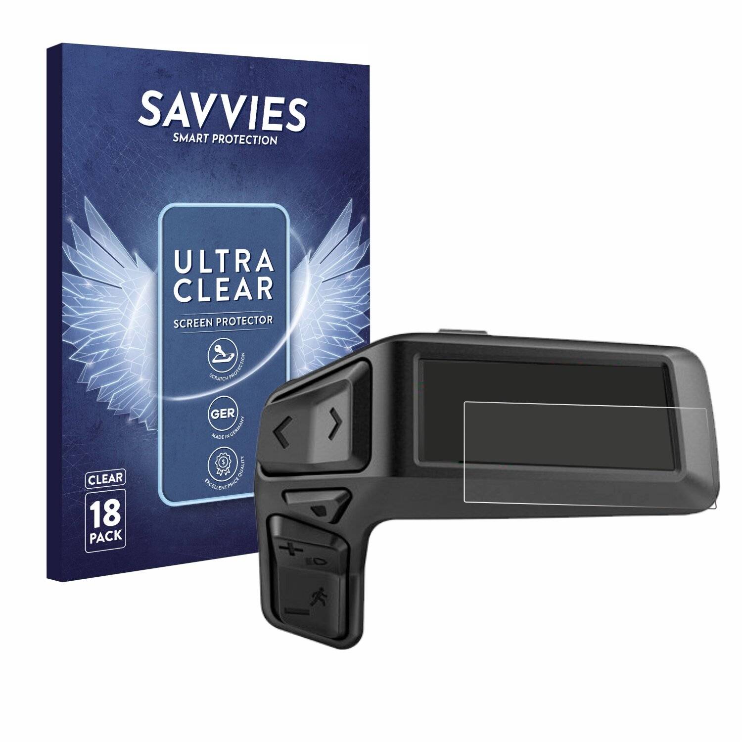 18x Savvies Displayschutz-Folie für Bosch Purion