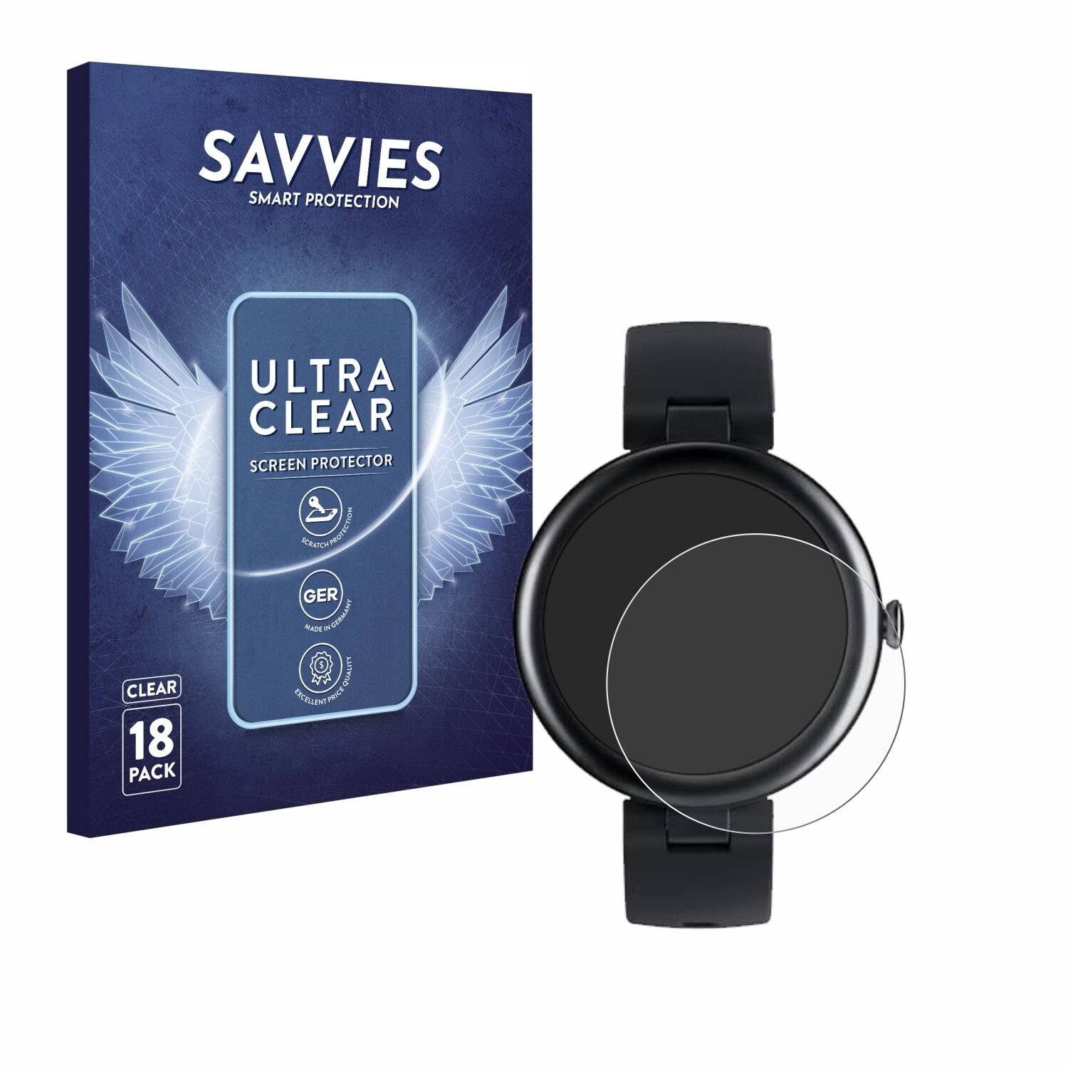 18x Savvies Displayschutz-Folie für SHANG WING Lynn