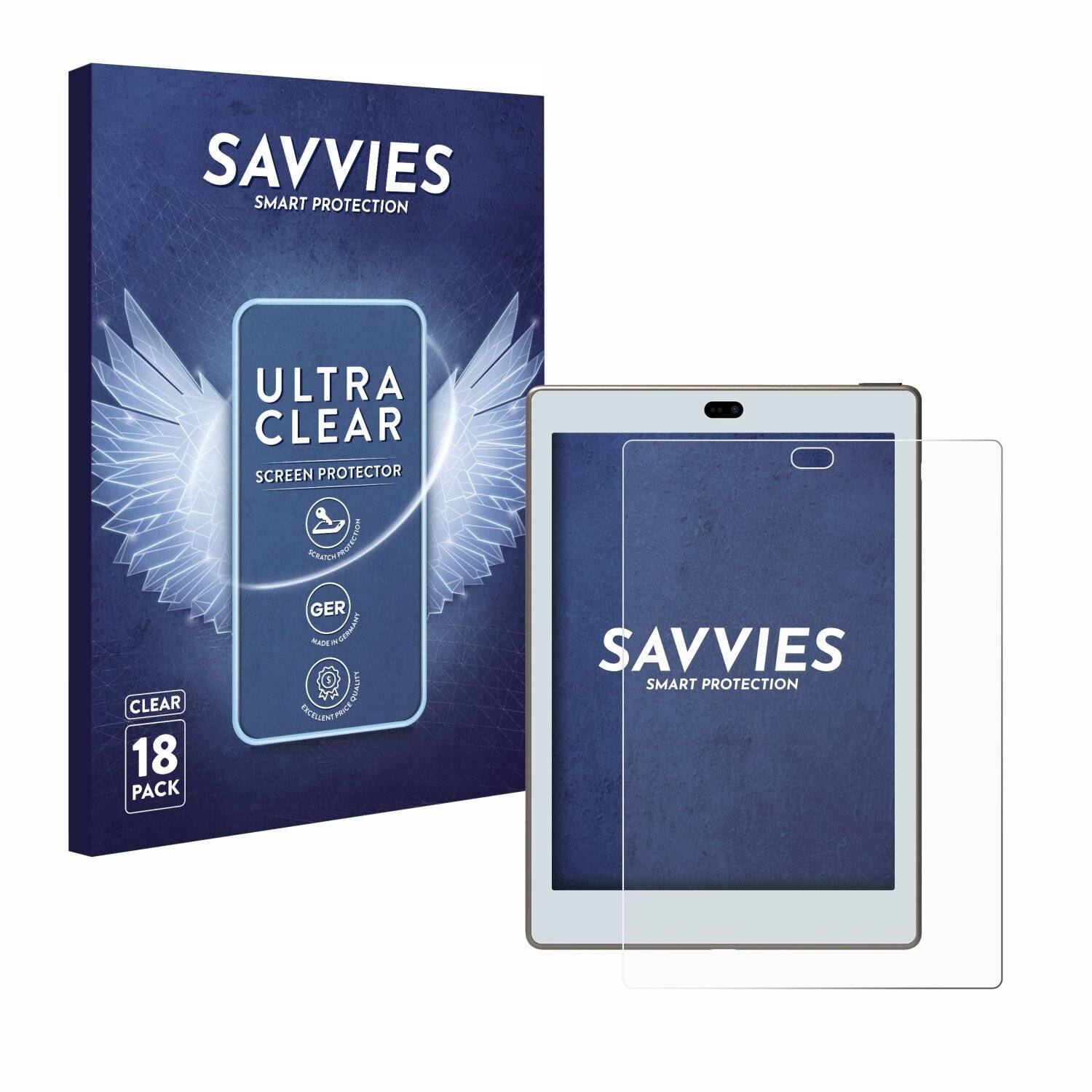 18x Savvies Displayschutz-Folie für Bigme S6 Color