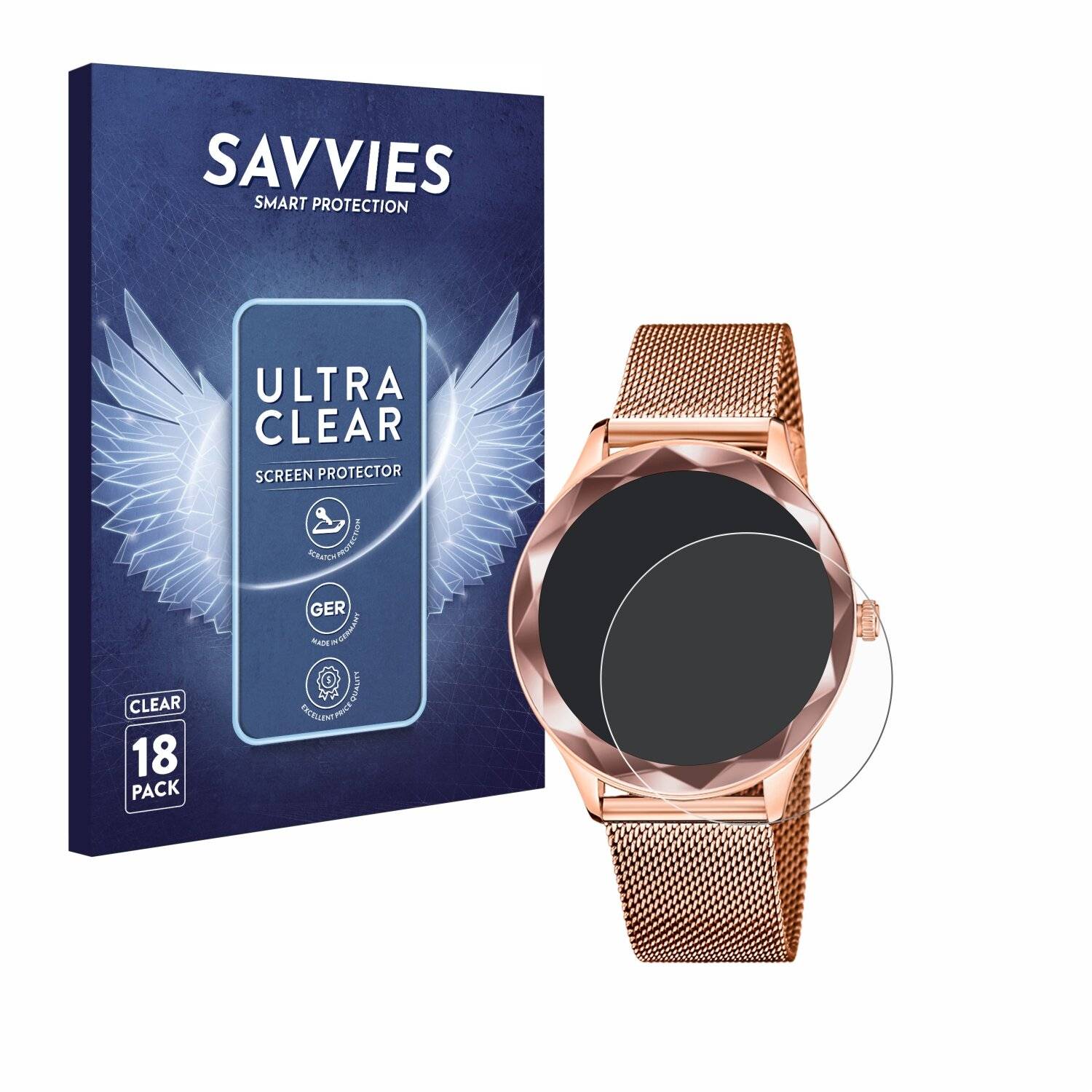 18x Savvies Displayschutz-Folie für Lotus SMARTIME