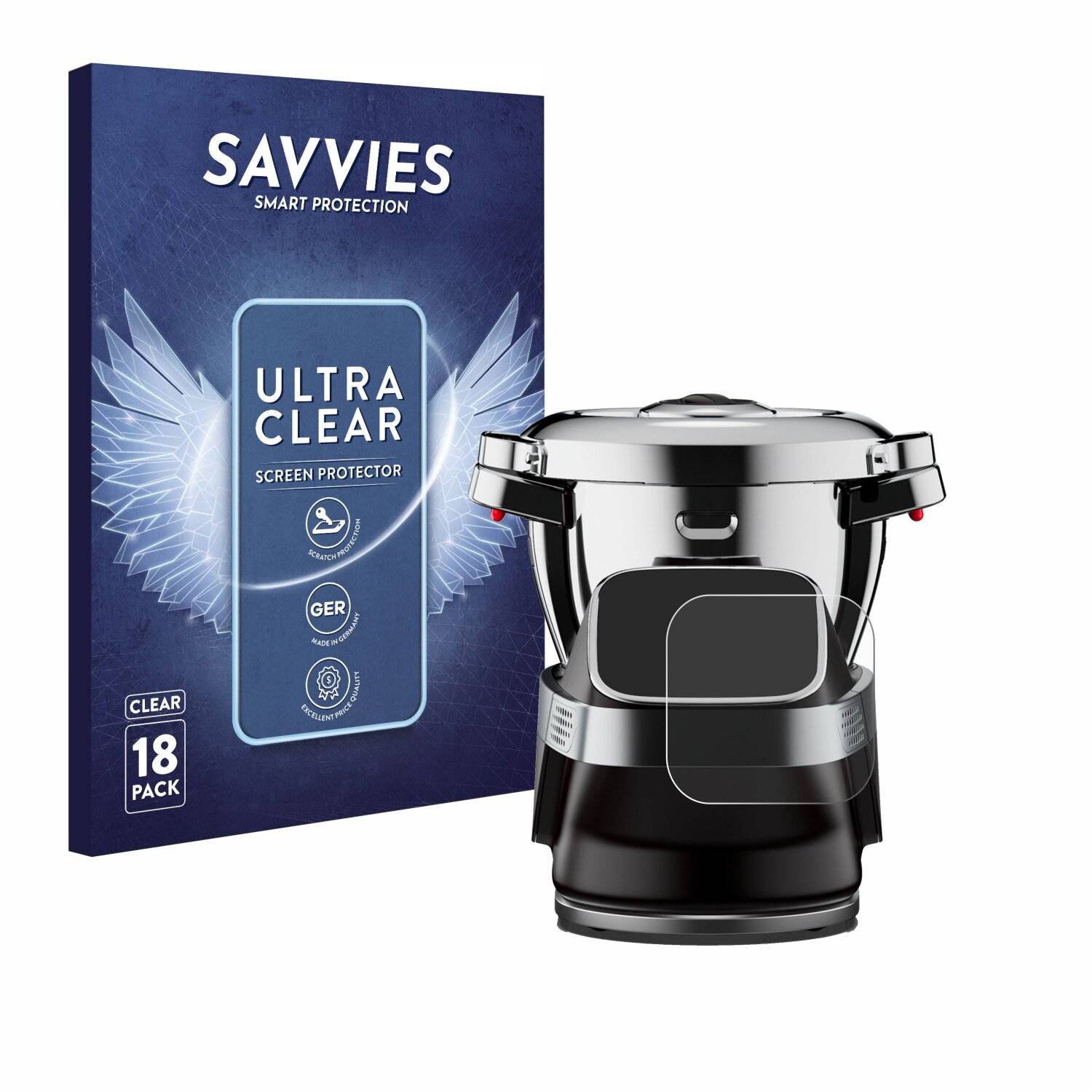 18x Savvies Displayschutz-Folie für WMF