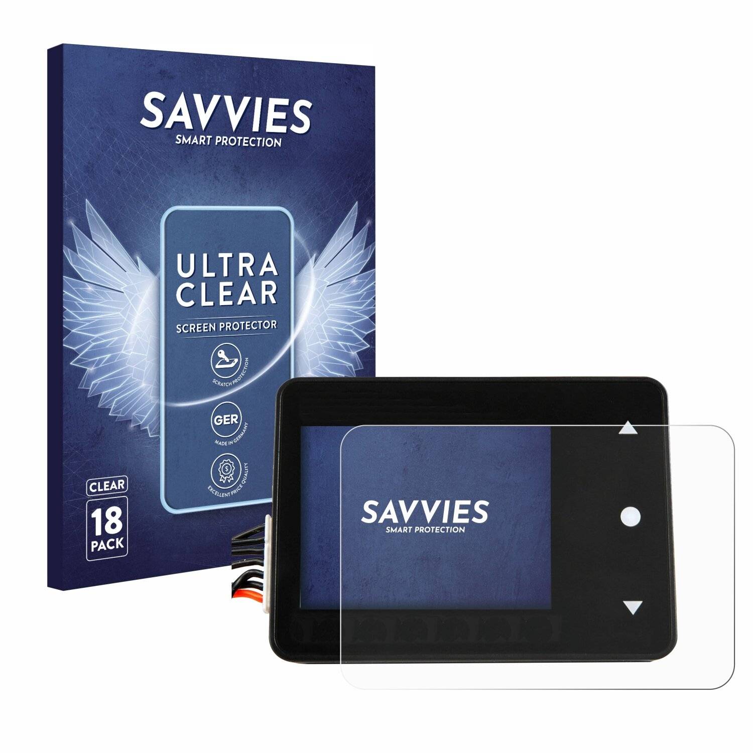 18x Savvies Displayschutz-Folie für Spektrum Smart Technology