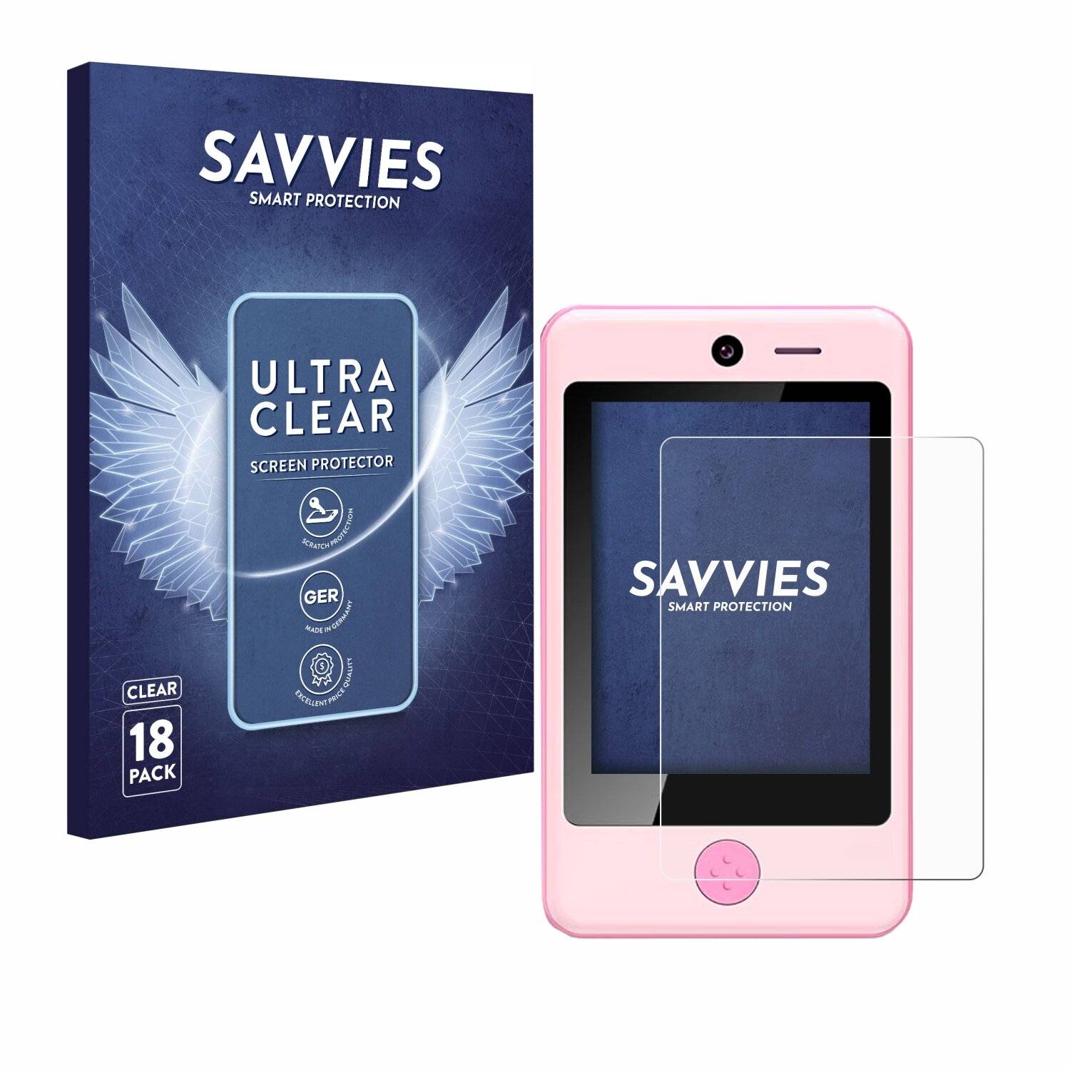 18x Savvies Displayschutz-Folie für Pthtechus Childrens