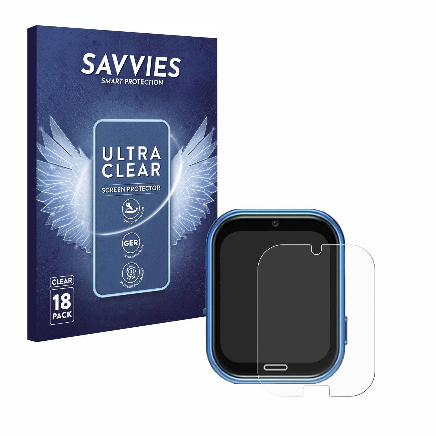 18x Savvies Displayschutz-Folie für Lylica