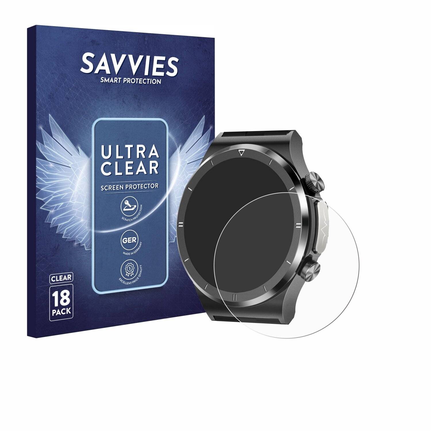 18x Savvies Displayschutz-Folie für Hasakei T30