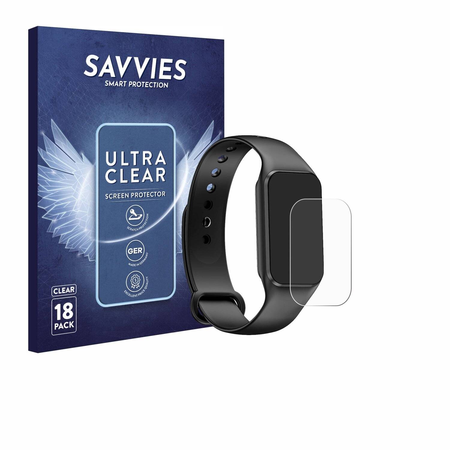 18x Savvies Displayschutz-Folie für FeipuQu R1